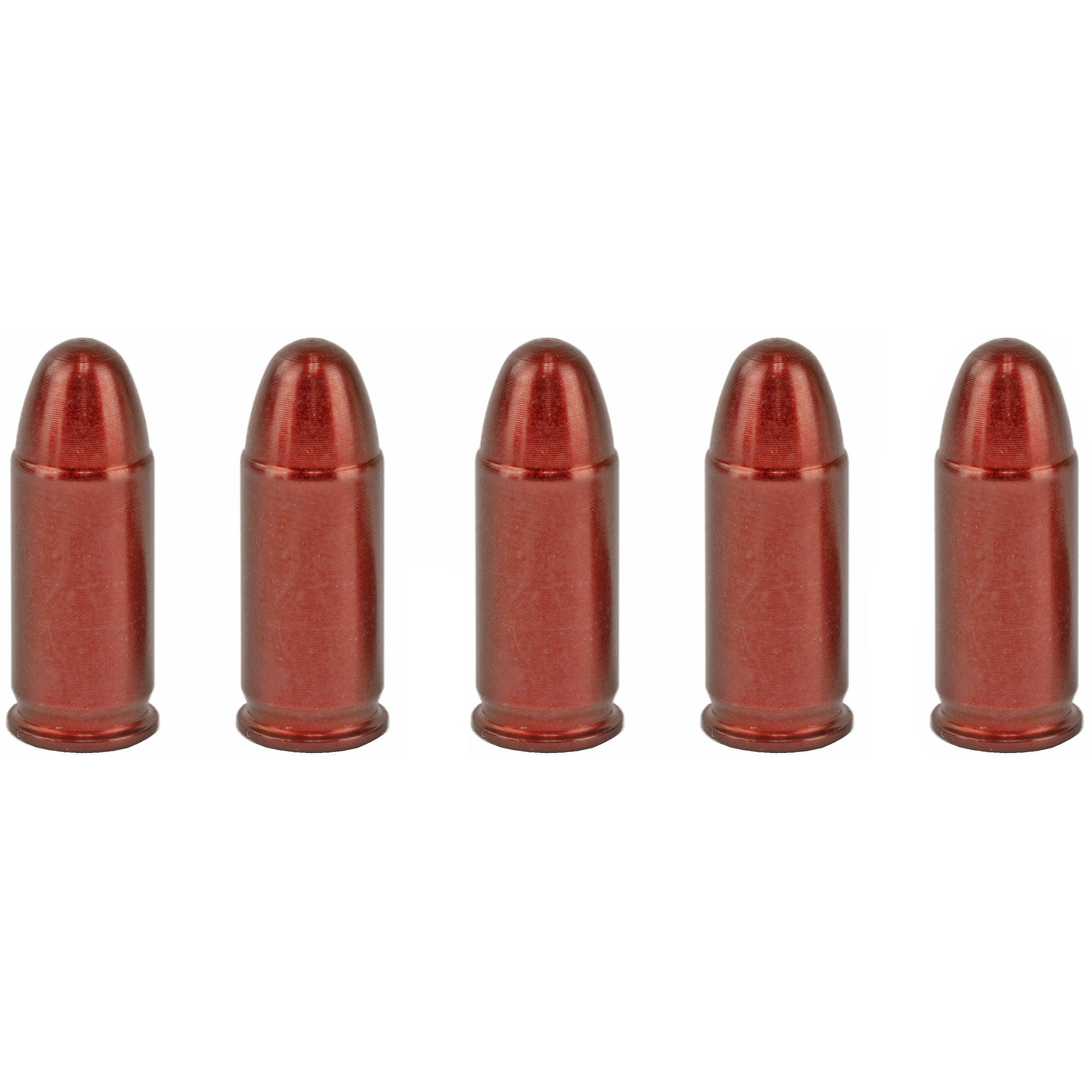 A-Zoom 32 ACP Aluminum Snap Caps – 5/Pack – Red