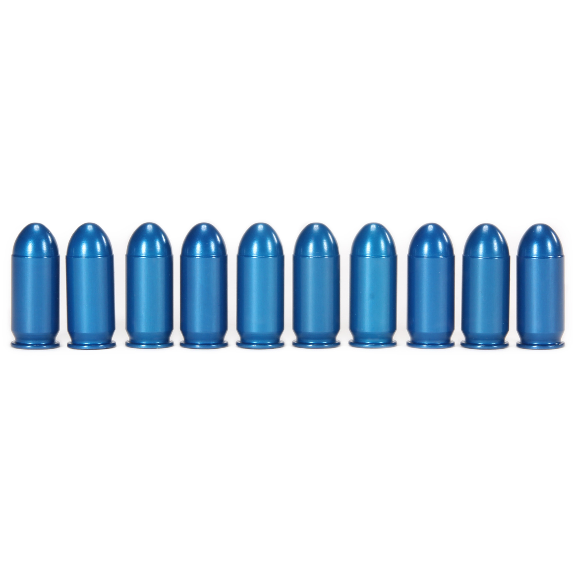 A-Zoom Aluminum Snap Caps – 10/Pack – Blue