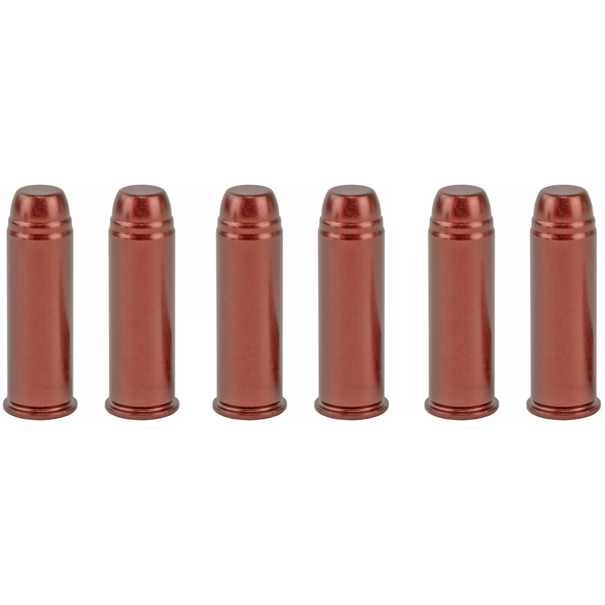 A-Zoom 44 Magnum Aluminum Snap Caps – 6/Pack – Red