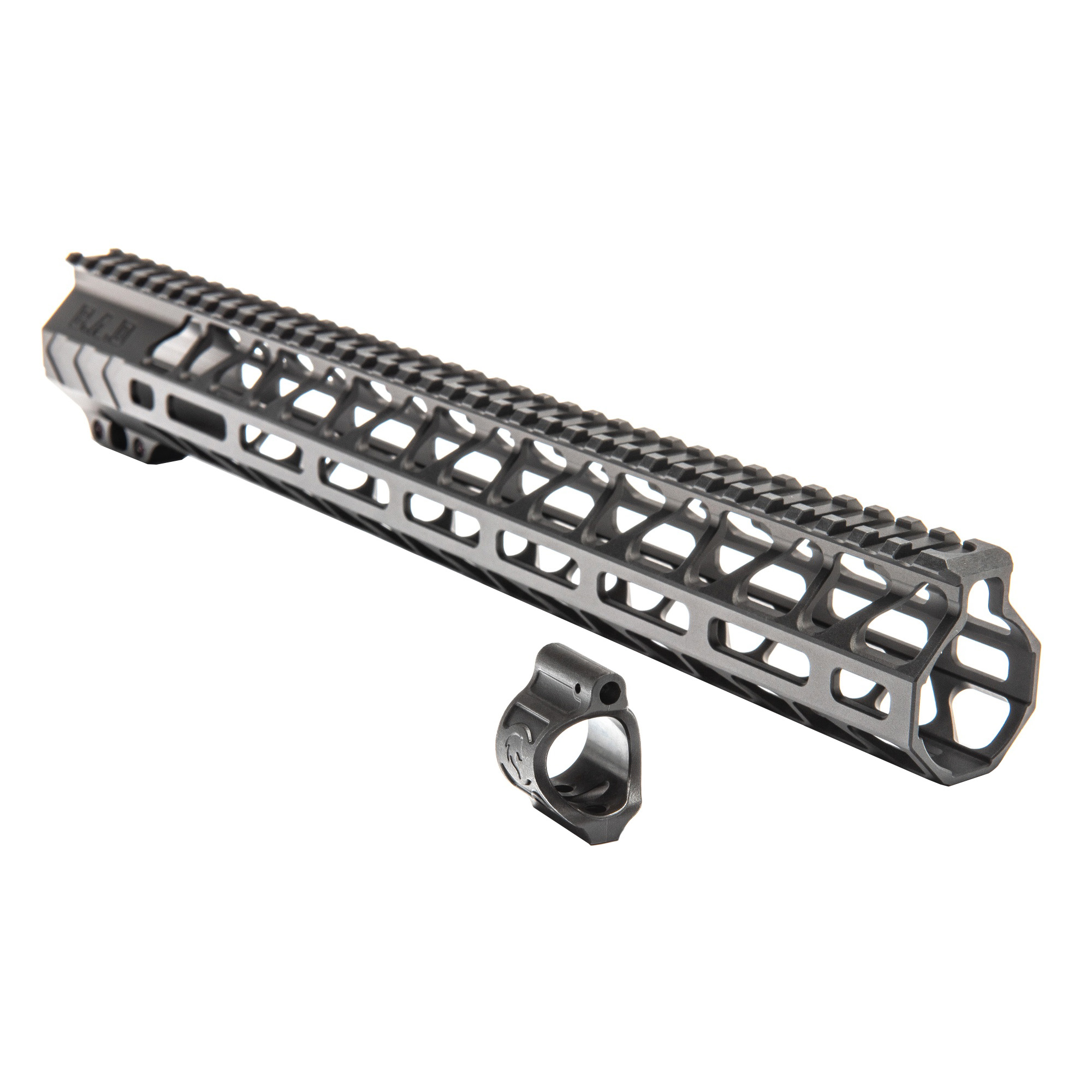 Battle Arms Development WORKHORSE 15in Rail and .750 Gas Block – Black