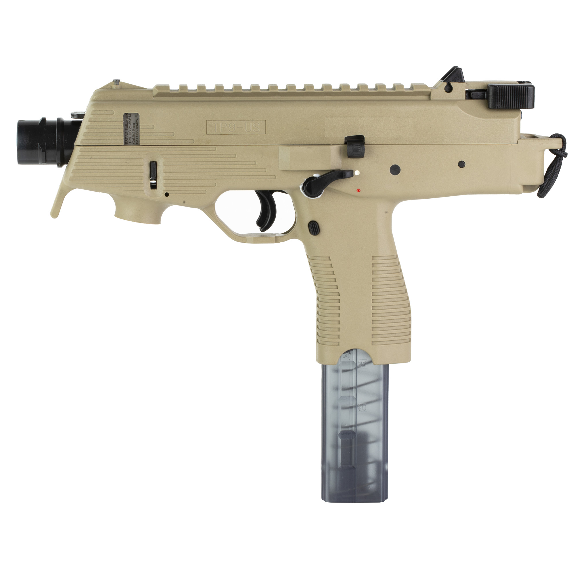 B&T USA TP9-N 5.1″ 9mm 30rd – Tan