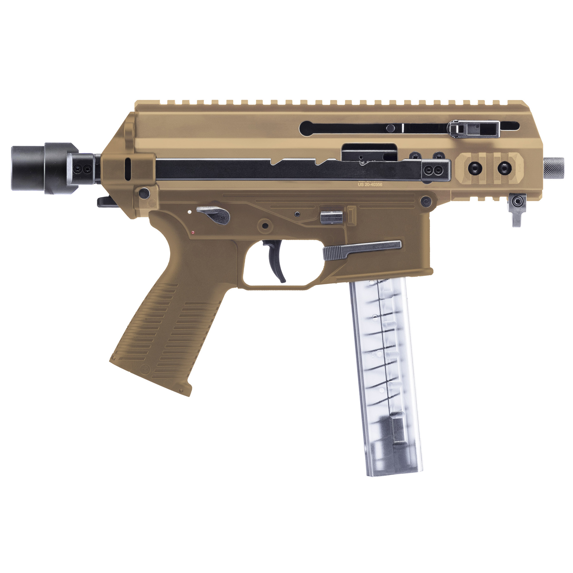 B&T USA APC9K PRO 4.3″ 9mm 30rd – Tan