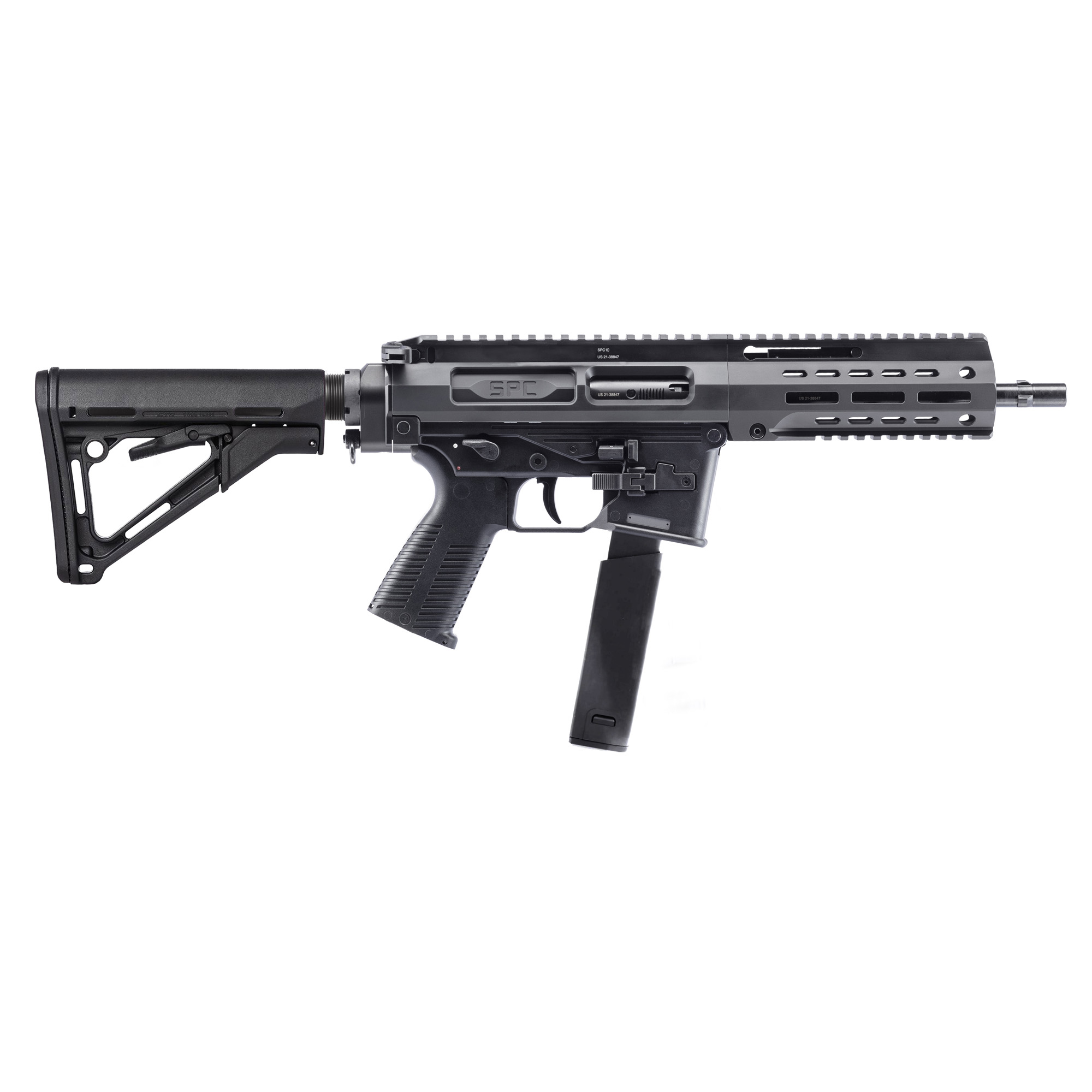 B&T USA SPC SBR 9″ 10mm 15rd – Black