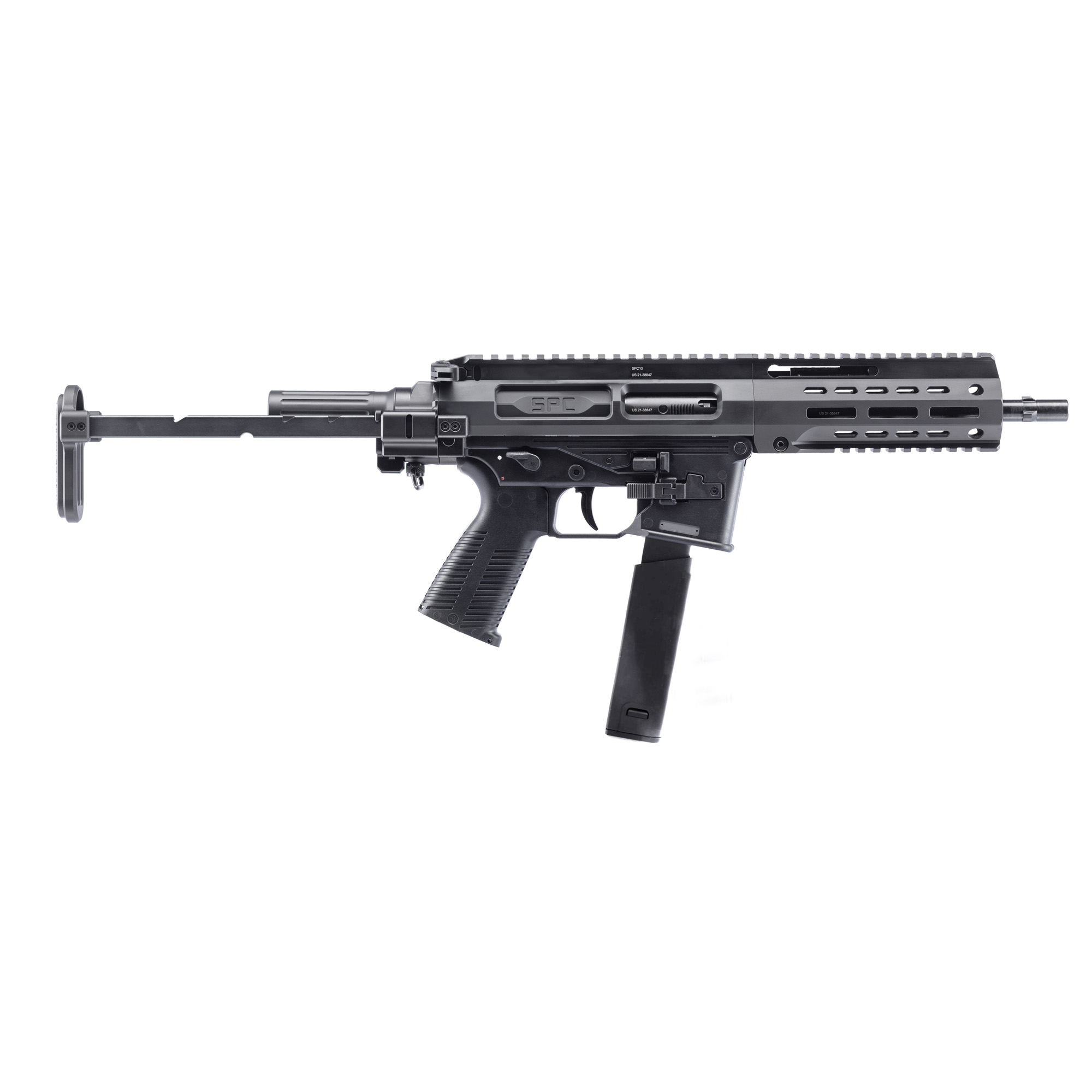 B&T USA SPC SBR 9″ 10mm 15rd – Black