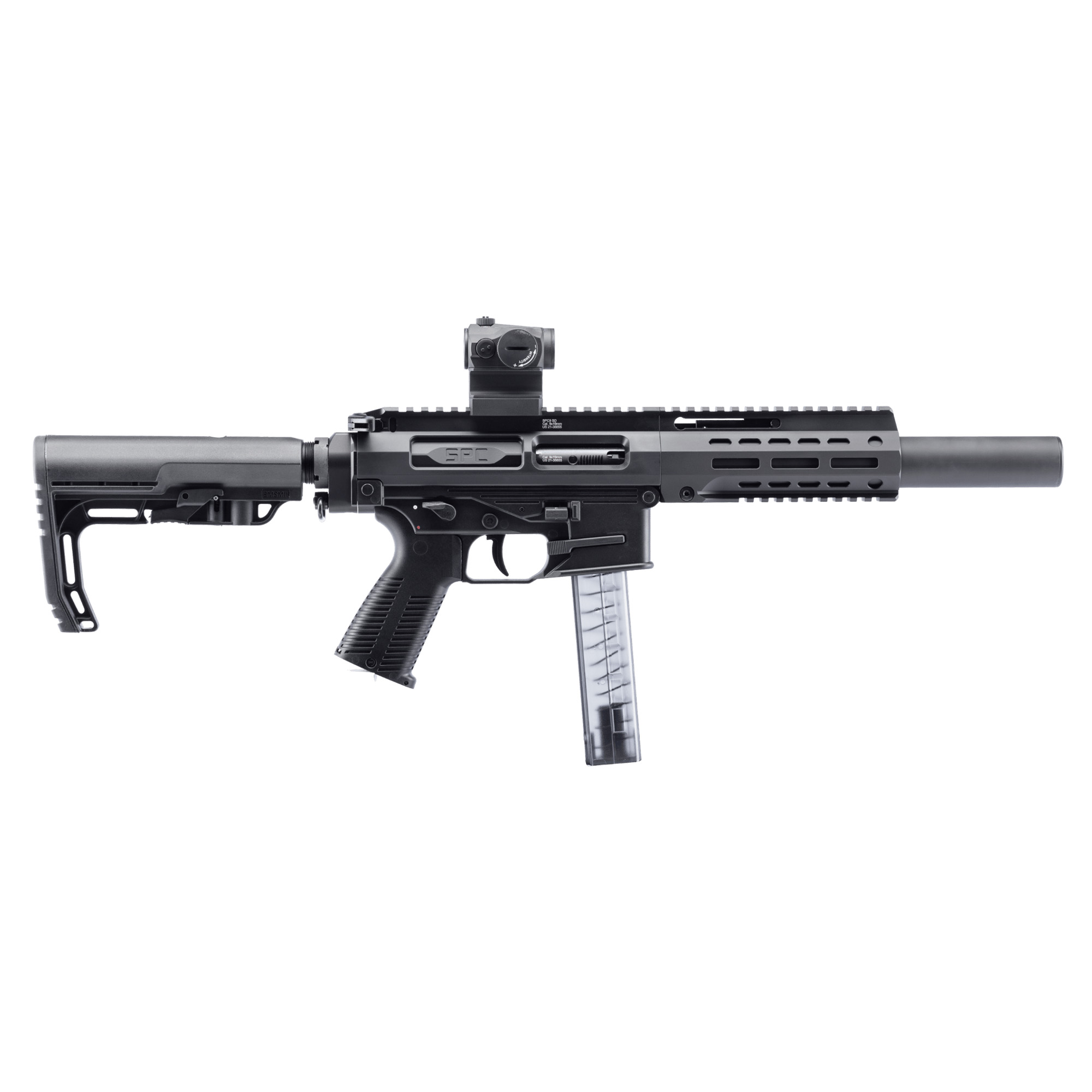 B&T USA SPC SBR 4.5″ 9mm 30rd – Black