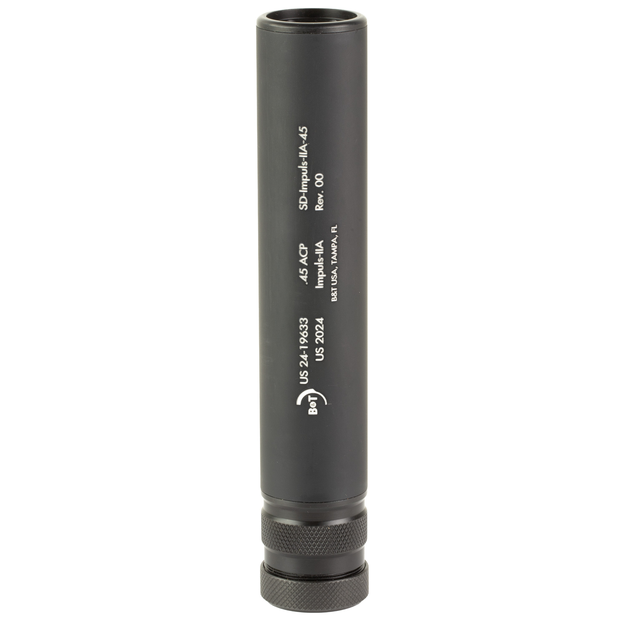 B&T USA Impulse Suppressor 45 ACP Aluminum – Black