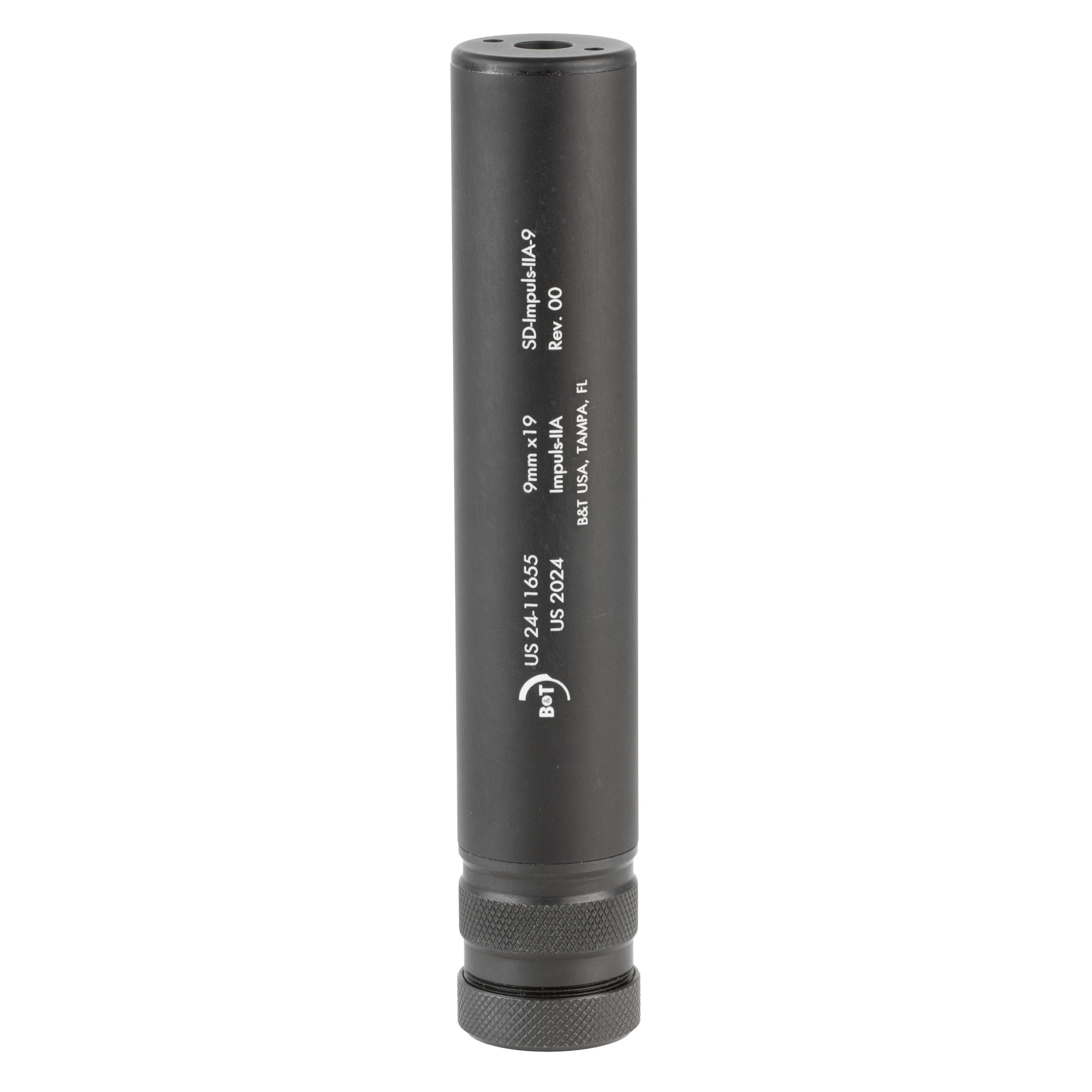 B&T USA Impulse Suppressor 9mm Aluminum – Black