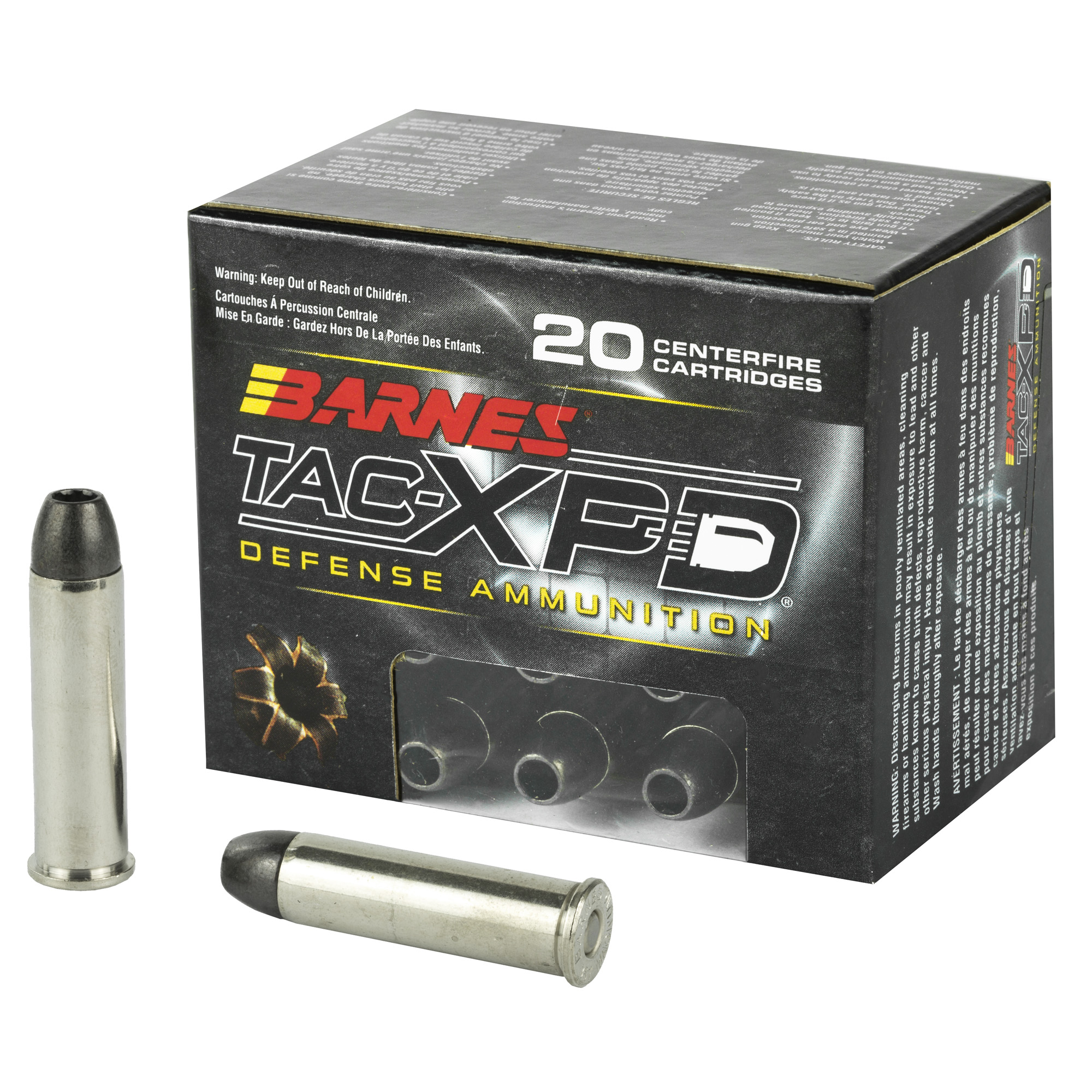 Barnes TAC-XPD 357 Magnum California Certified Nonlead Ammunition 125gr – 20rd