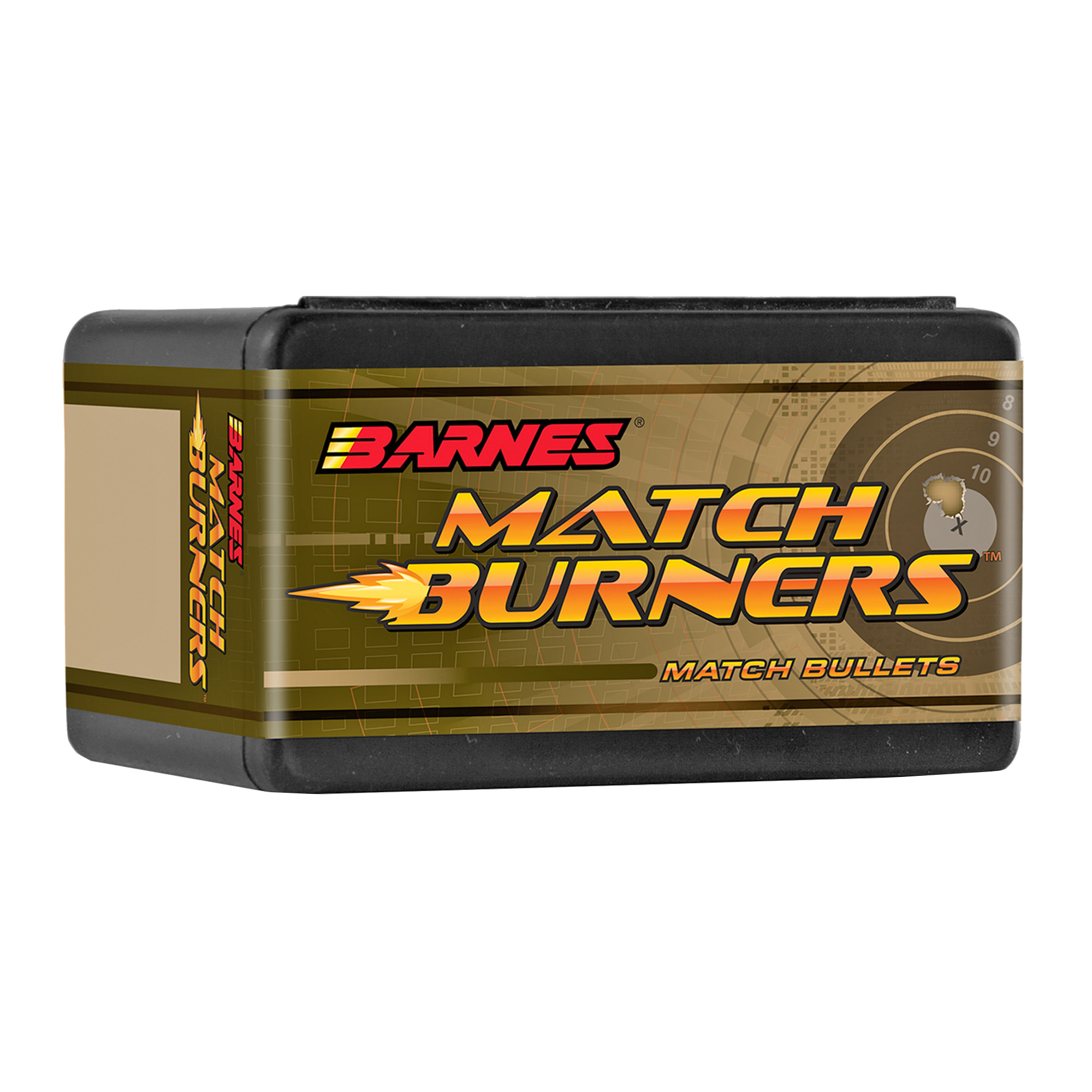 Barnes MATCH BURNER 6.5MM .264 145gr Lead and Copper Boat Tail – 100