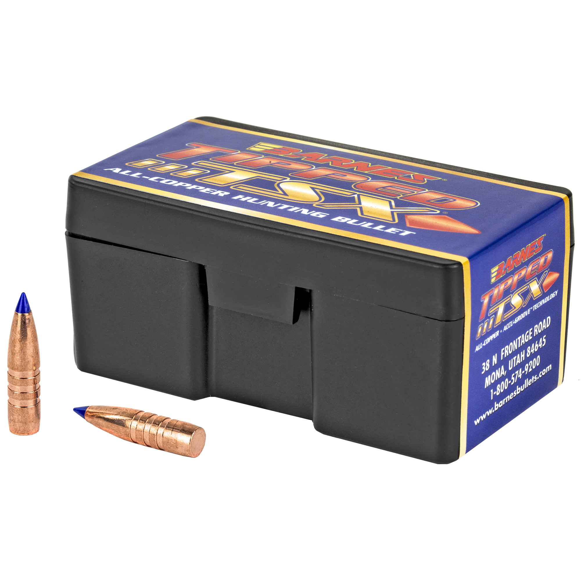 Barnes TIPPED TSX 6MM .243 80gr Copper Ballistic Tip – 50