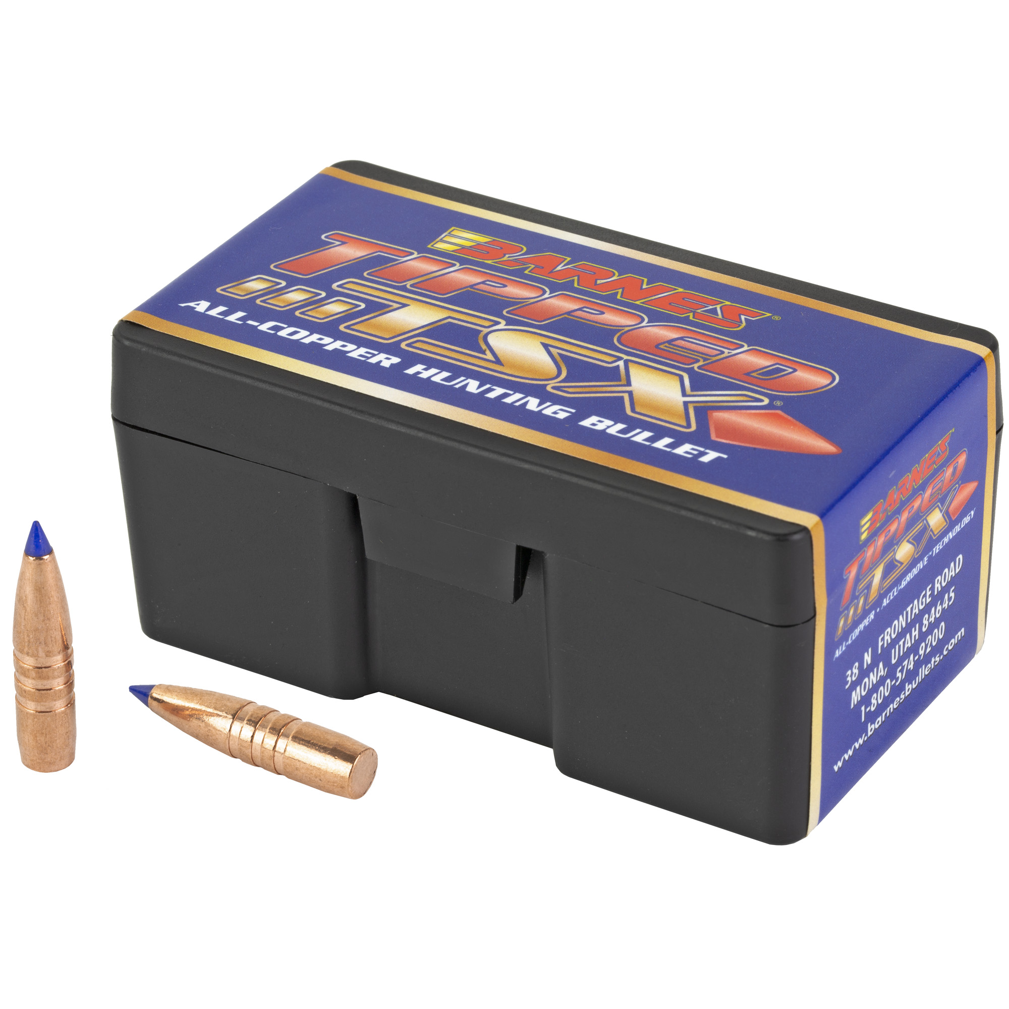 Barnes TIPPED TSX 25 Caliber .257 100gr Copper Ballistic Tip – 50