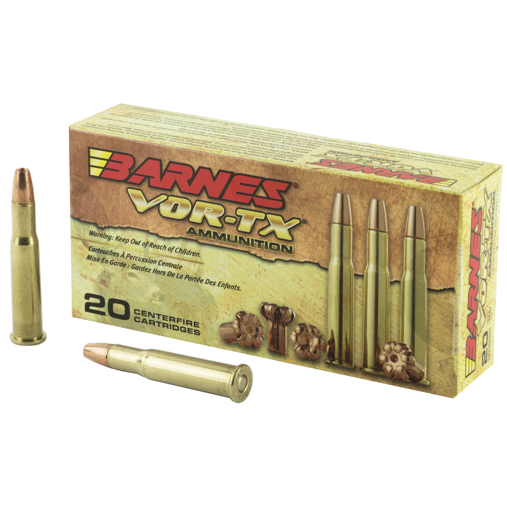 Barnes VOR-TX 30-30 Winchester California Certified Nonlead Ammunition 150gr Triple Shock X – 20rd