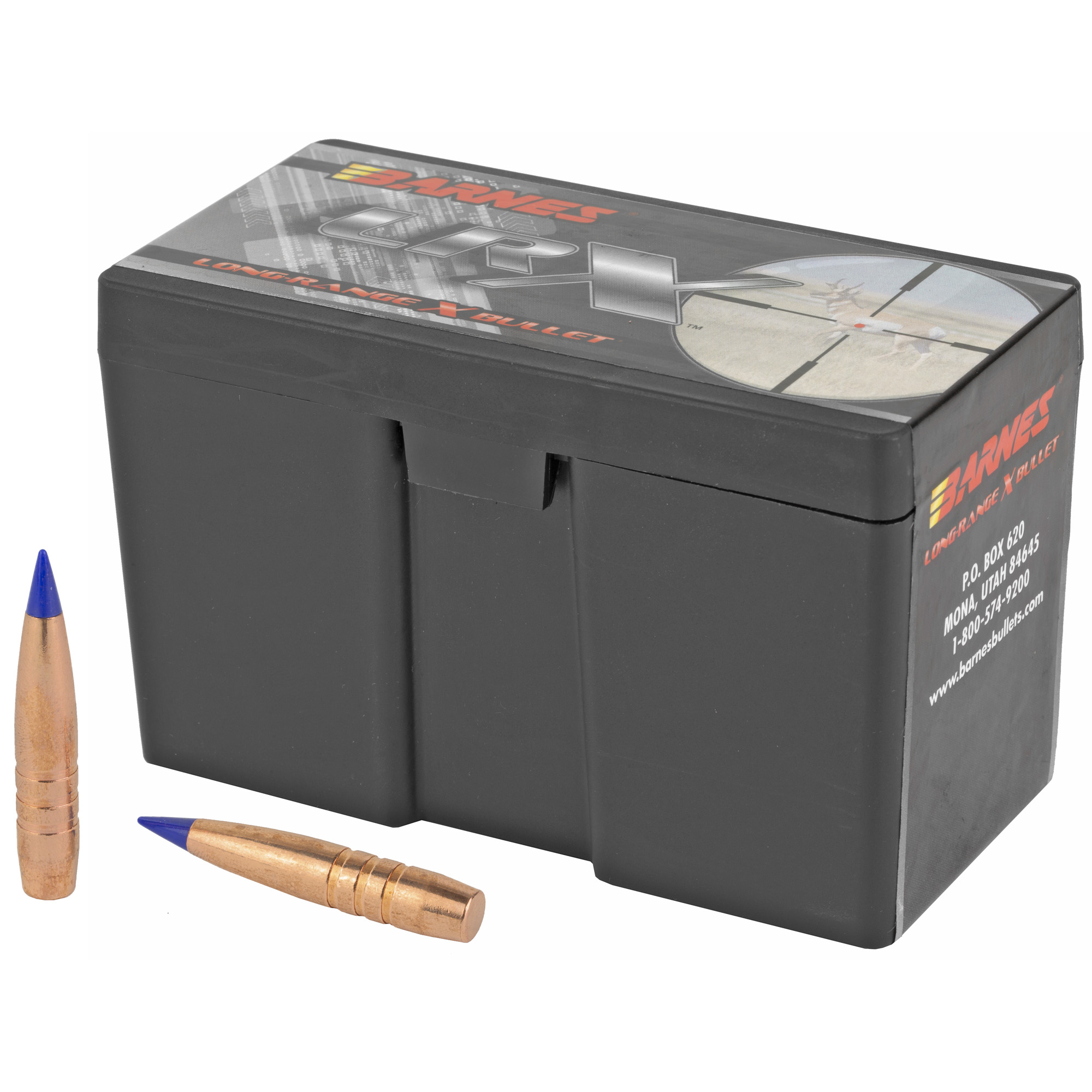 Barnes LONG-RANGE X 30 Caliber .308 208gr Copper Boat Tail – 50