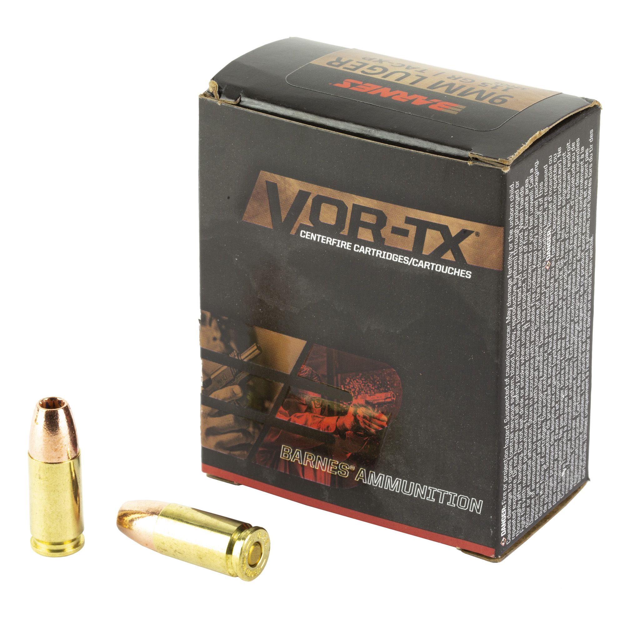 Barnes VOR-TX Handgun 9mm 115gr XPB – 20rd