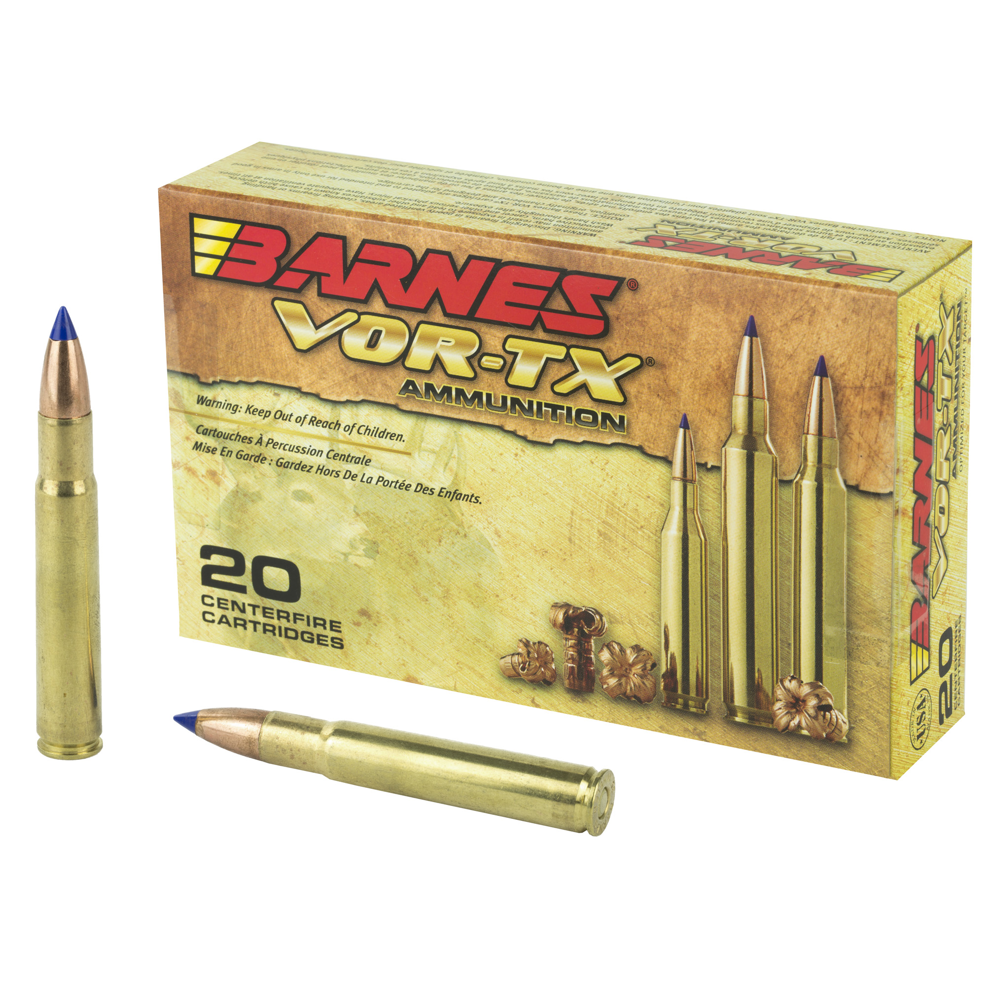 Barnes VOR-TX 35 Whelen California Certified Nonlead Ammunition 180gr Tipped Triple Shock X – 20rd