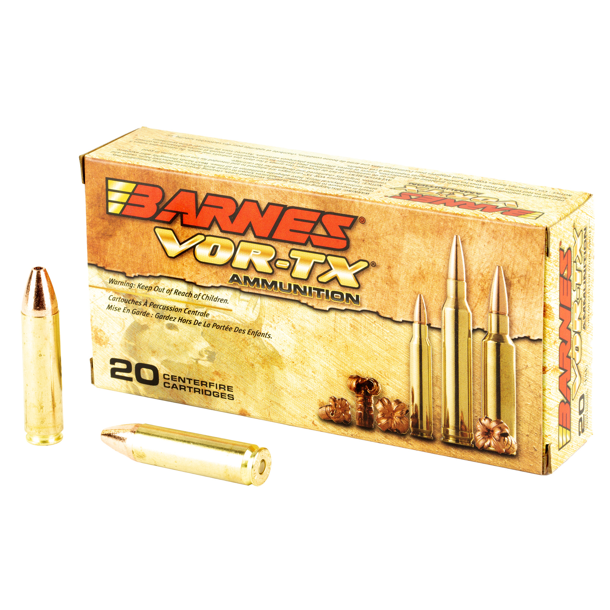 Barnes VOR-TX 450 Bushmaster 250gr Triple Shock X – 20rd