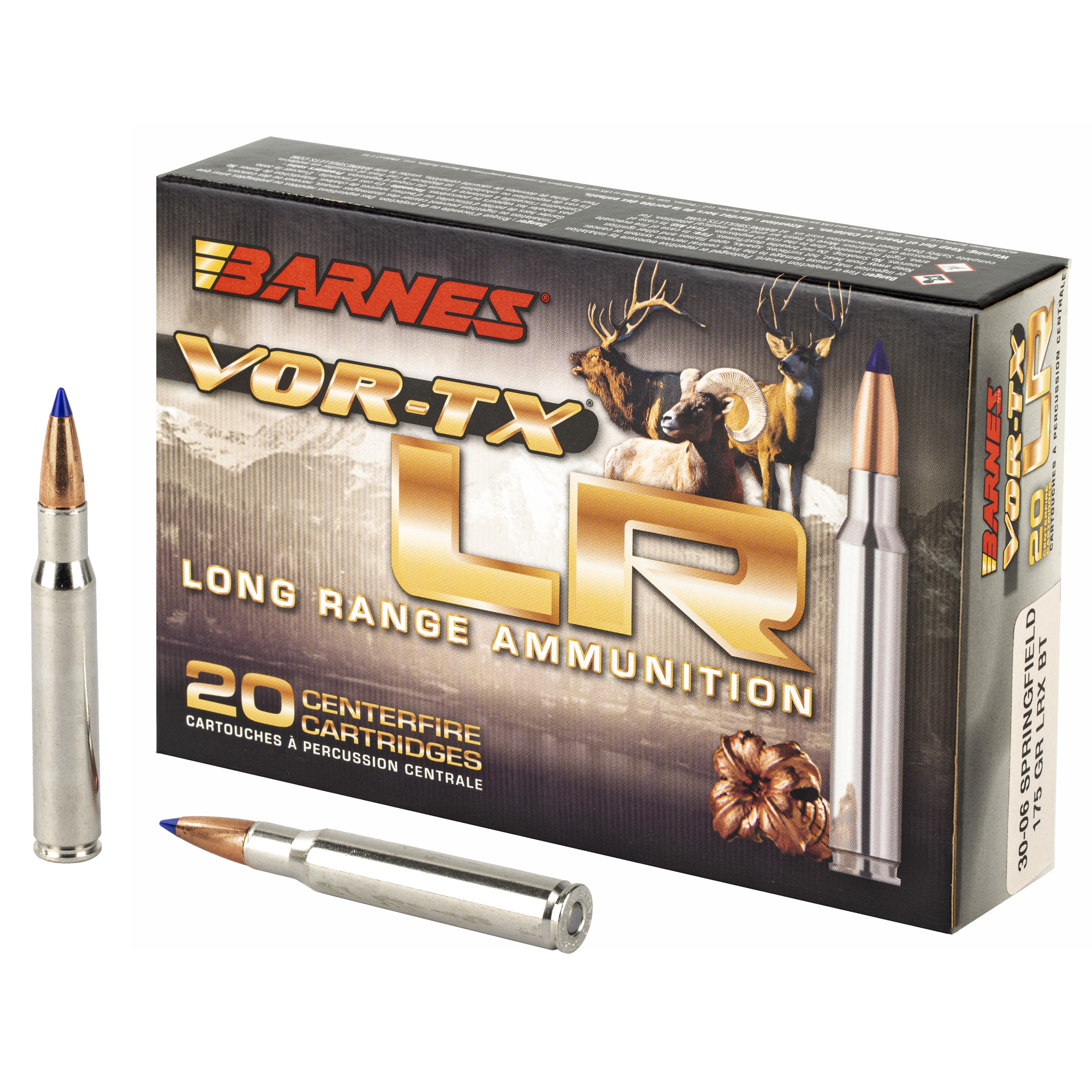 Barnes VOR-TX Long Range 30-06 Springfield 175gr LRX – 20rd