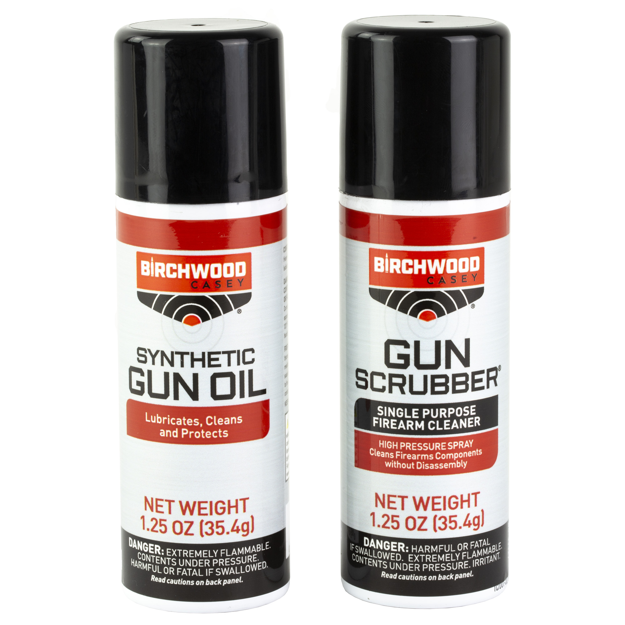 Birchwood Casey Gun Scrubber, Gun Oil Value Pack Liquid 1.25oz