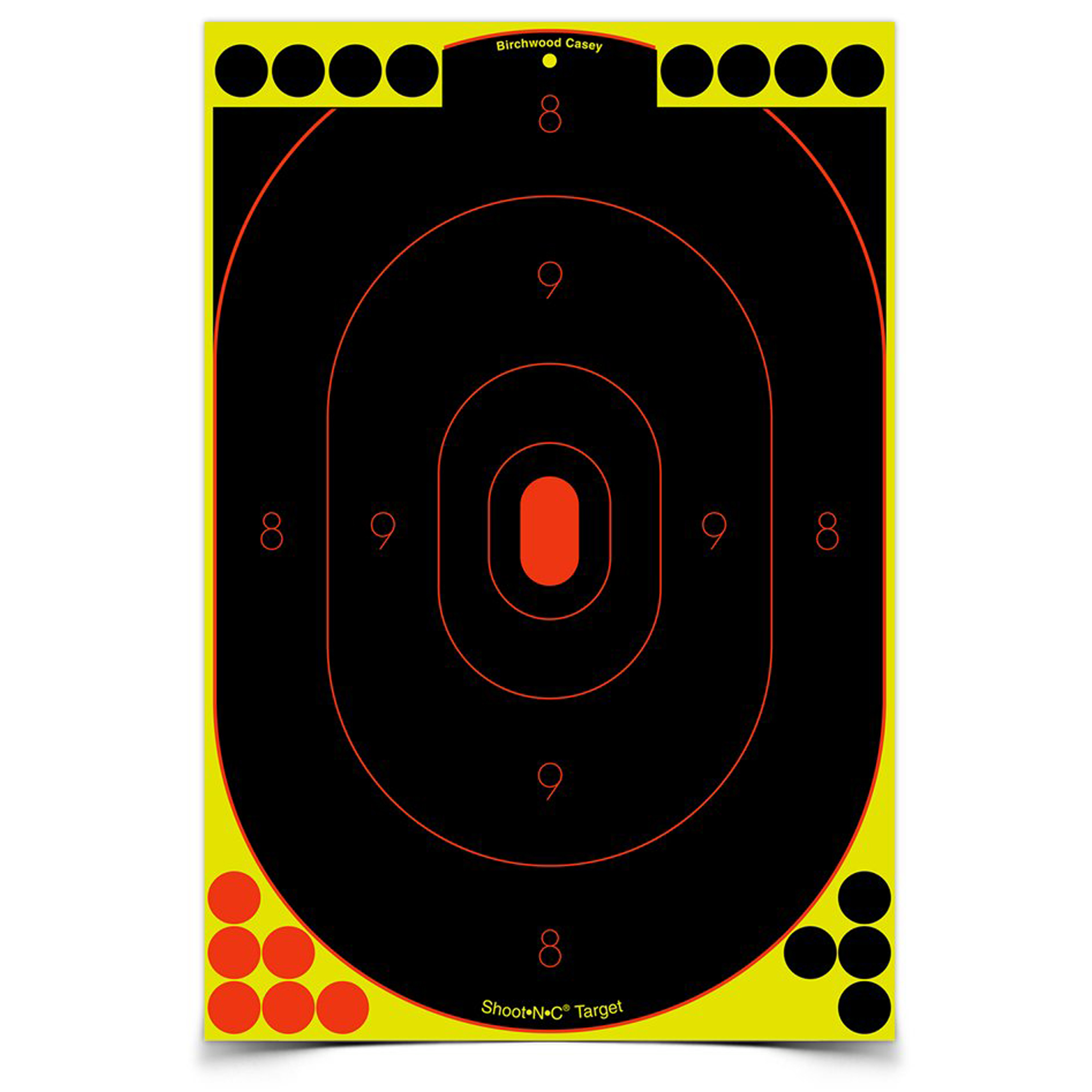 Birchwood Casey Shoot-N-C Silhouette Target 12″X18″ – 5 Targets