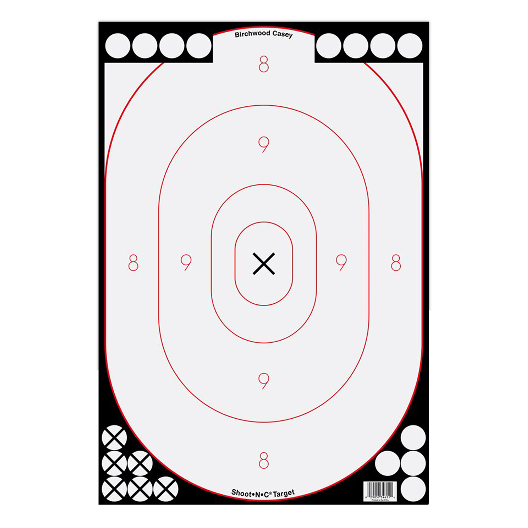 Birchwood Casey Shoot-N-C Target 12″X18″ – 5 Targets