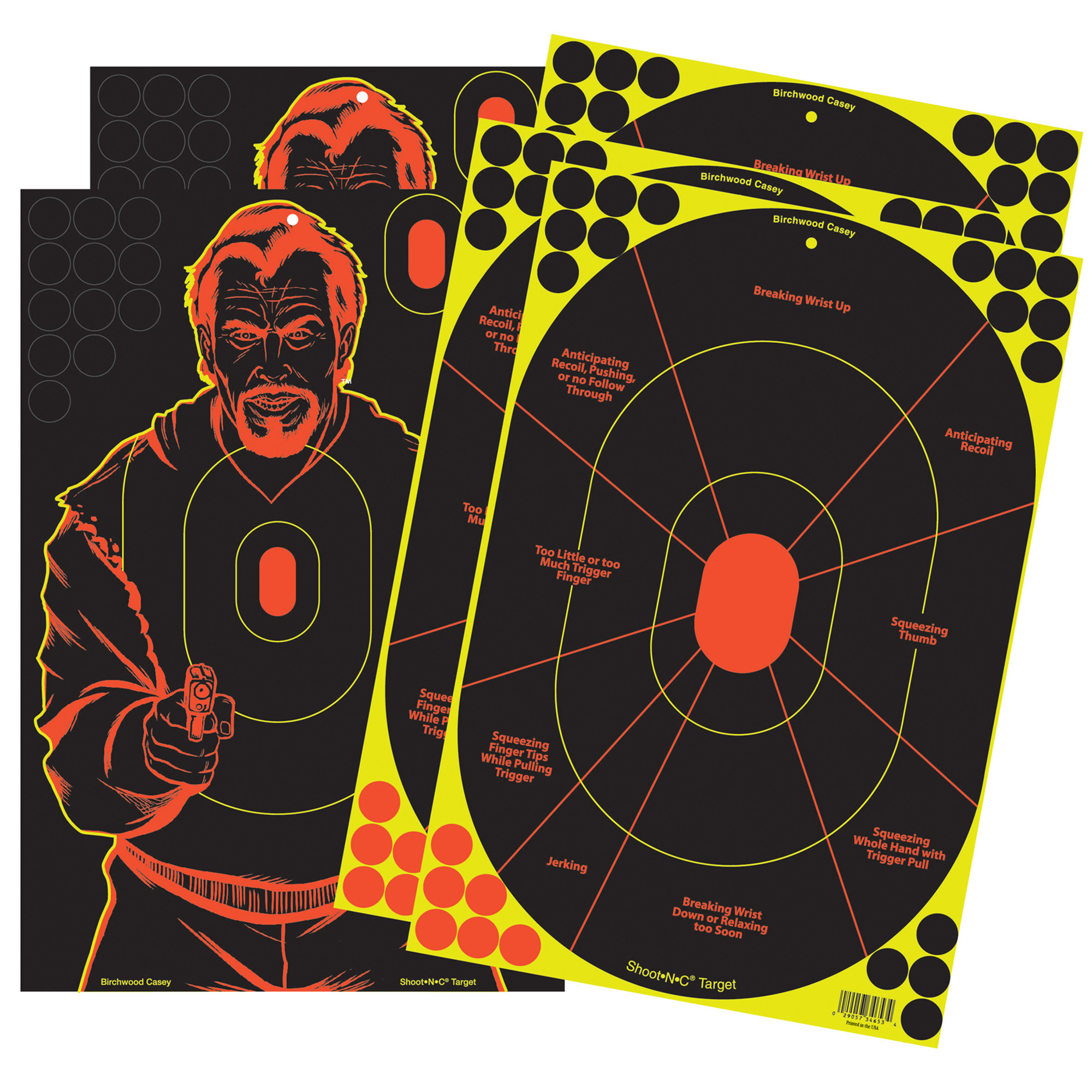 Birchwood Casey Shoot-N-C Target 12″X18″ – 5 Targets