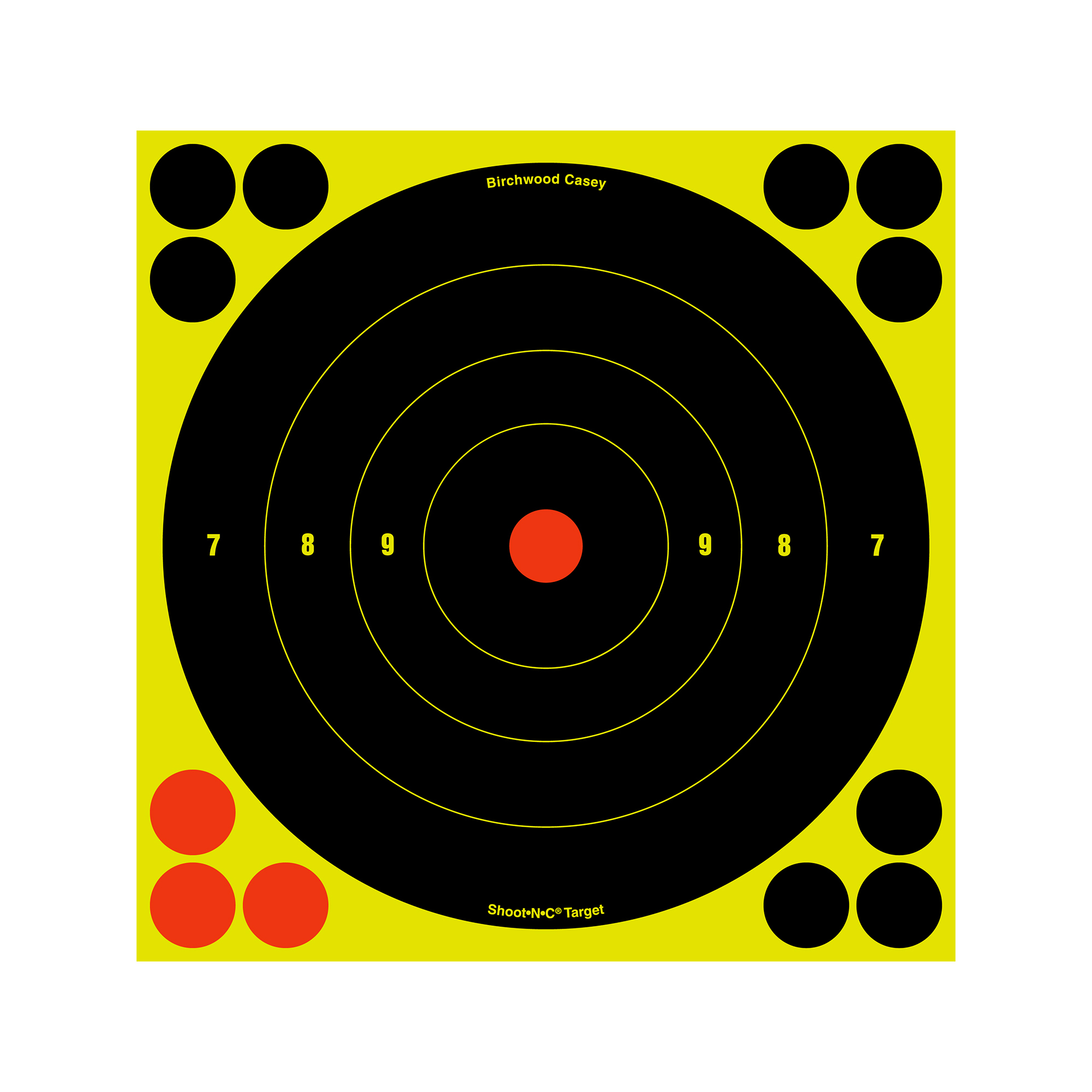 Birchwood Casey Shoot-N-C TQ4-6 Target 8″ Round – 6 Targets