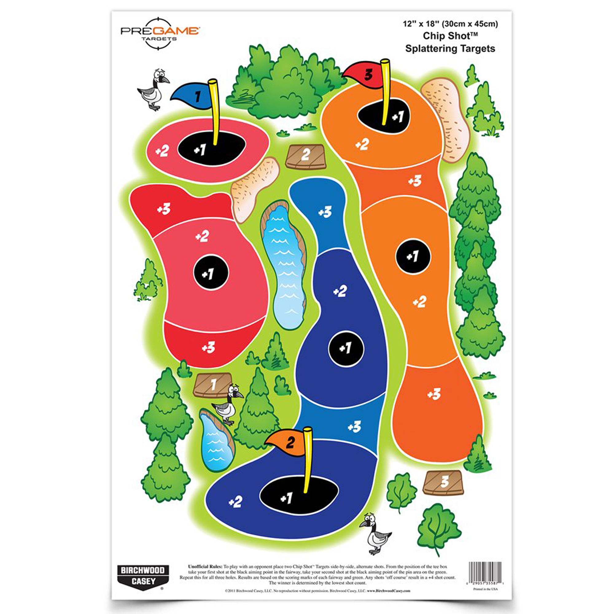 Birchwood Casey Pregame Target 12″X18″ – 8 Targets