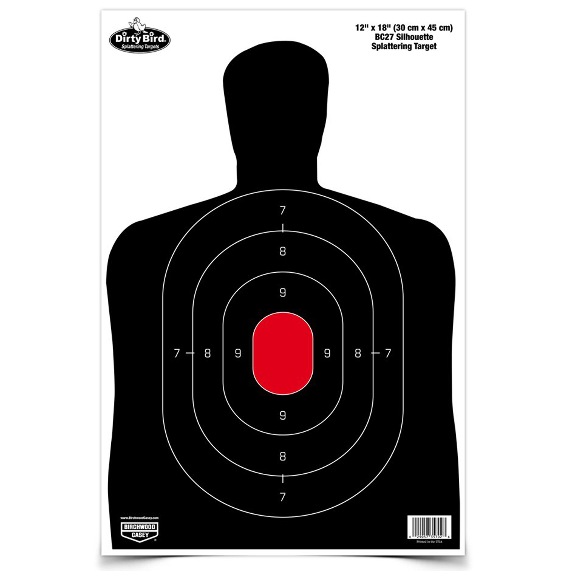 Birchwood Casey BC27 Dirty Bird Target 12″X18″ – 8 Targets