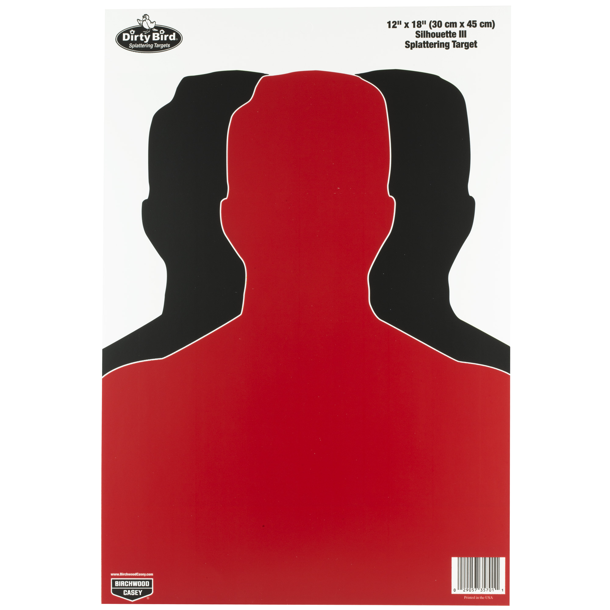 Birchwood Casey GBU-8 Silhouette III Target 12″X18″ – 8 Targets