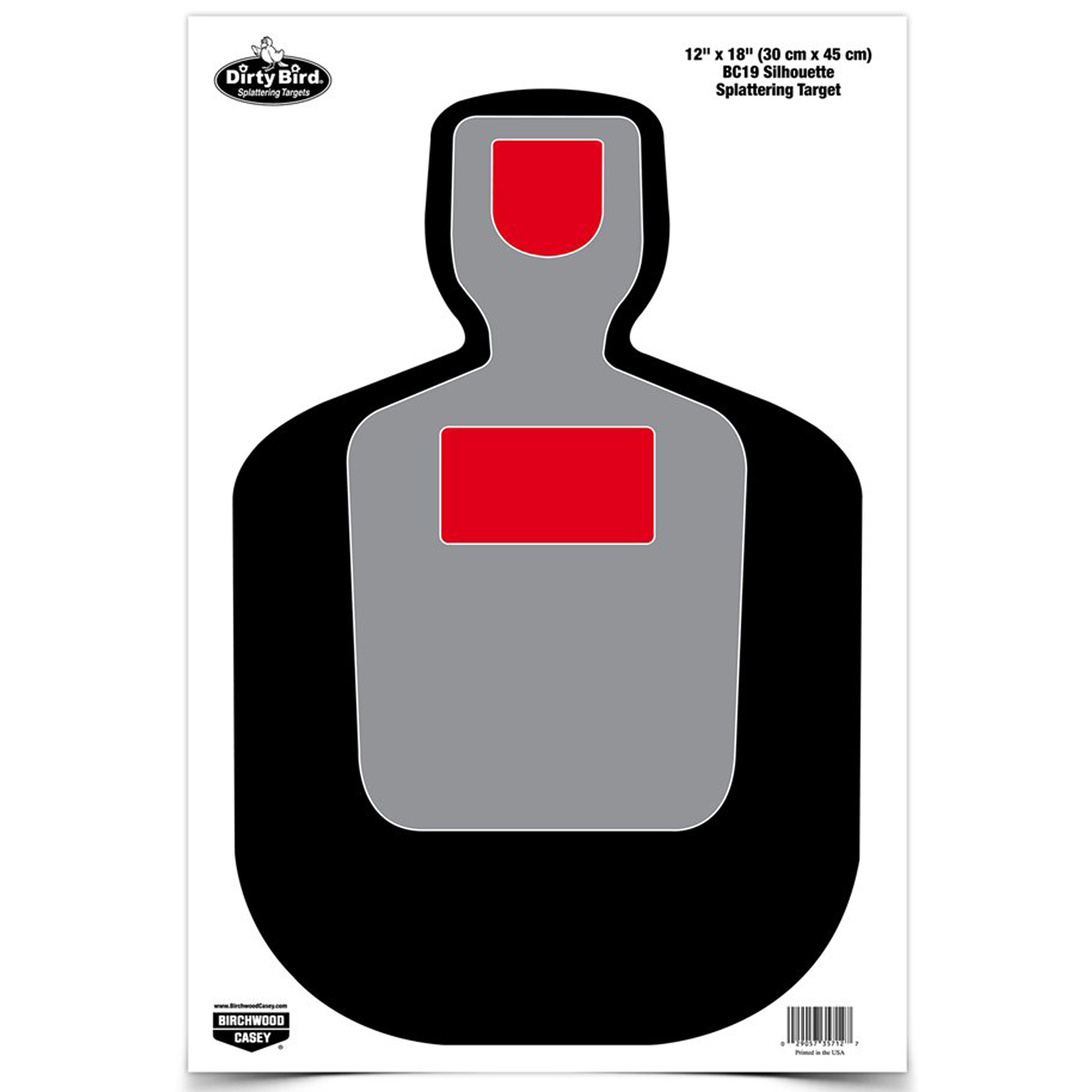 Birchwood Casey BC-19 Dirty Bird Target 12″X18″ – 8 Targets