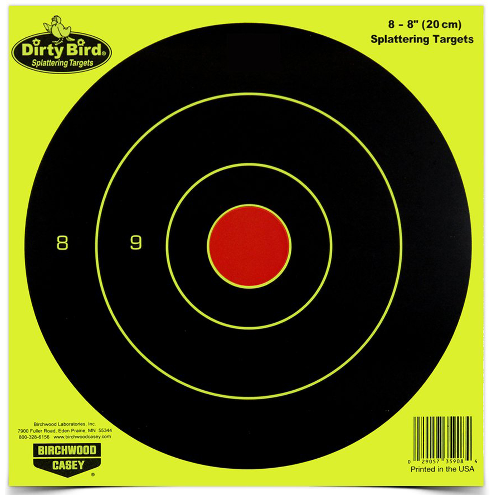 Birchwood Casey Dirty Bird Target 8″ – 8 Targets