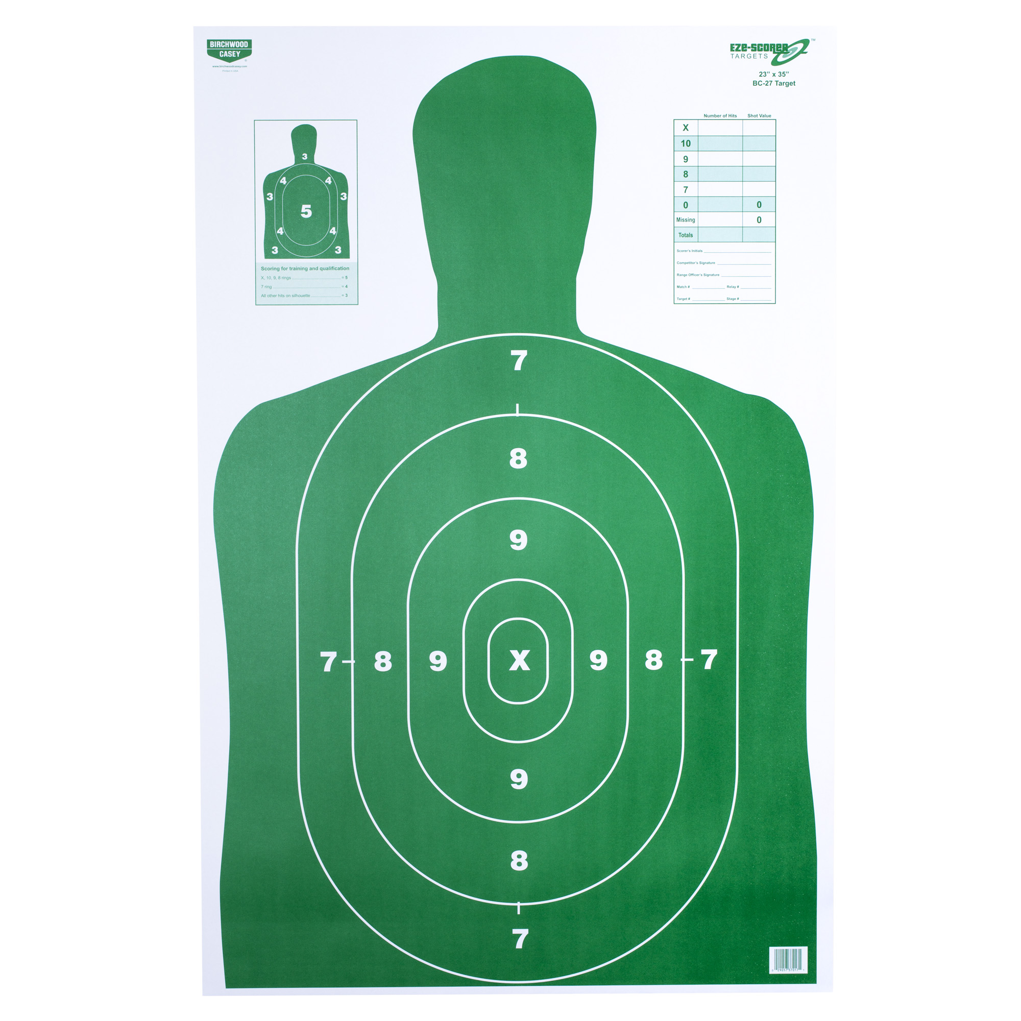 Birchwood Casey BC27 Eze-Score Target 23″x35″ – 100 Targets