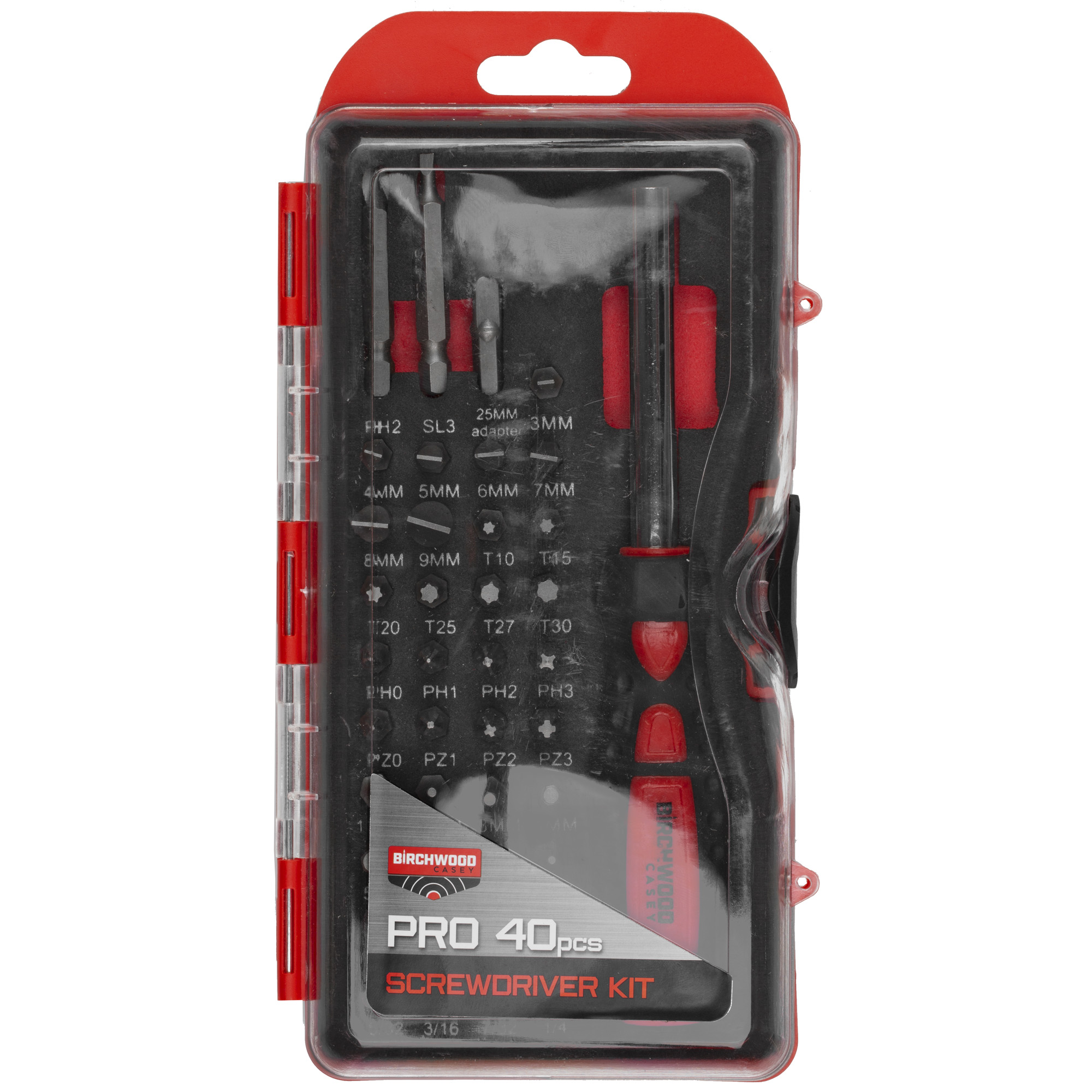 Birchwood Casey Deluxe Screwdriver Set – Red