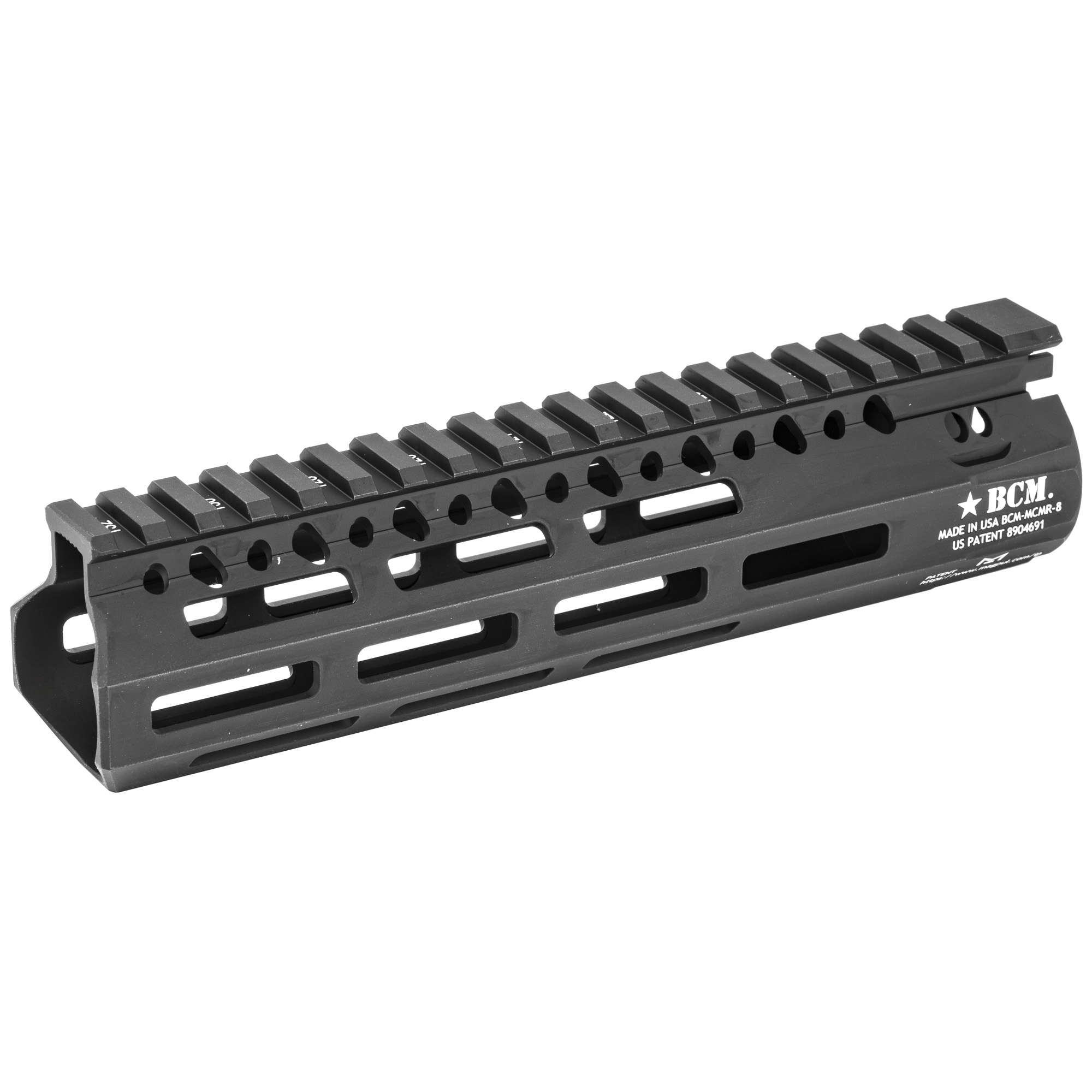 Bravo Company (BCM) AR-15 M-LOK Compatible Modular Rail (MCMR) 8″ – Black