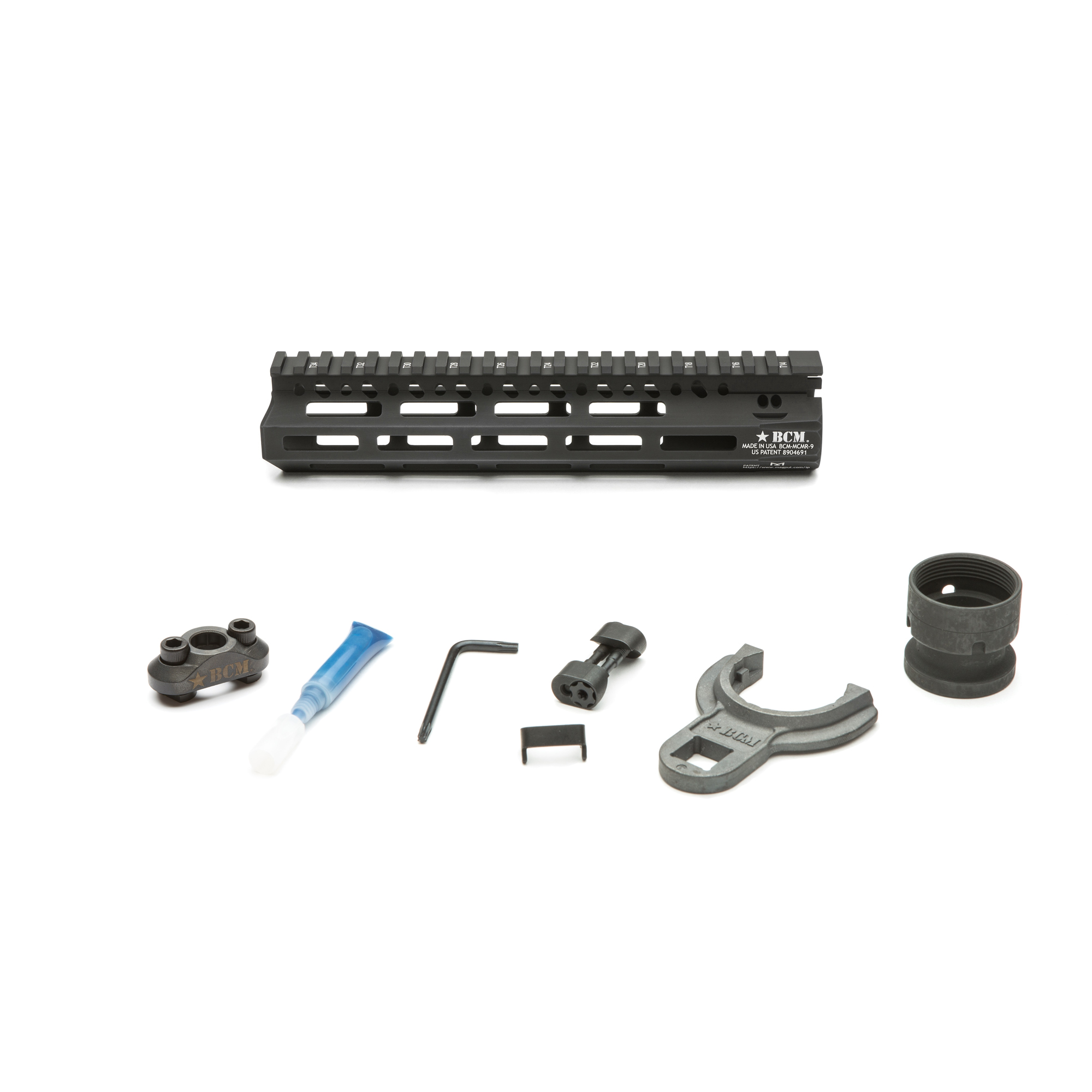 Bravo Company (BCM) AR-15 M-LOK Compatible Modular Rail (MCMR) 9″ – Black