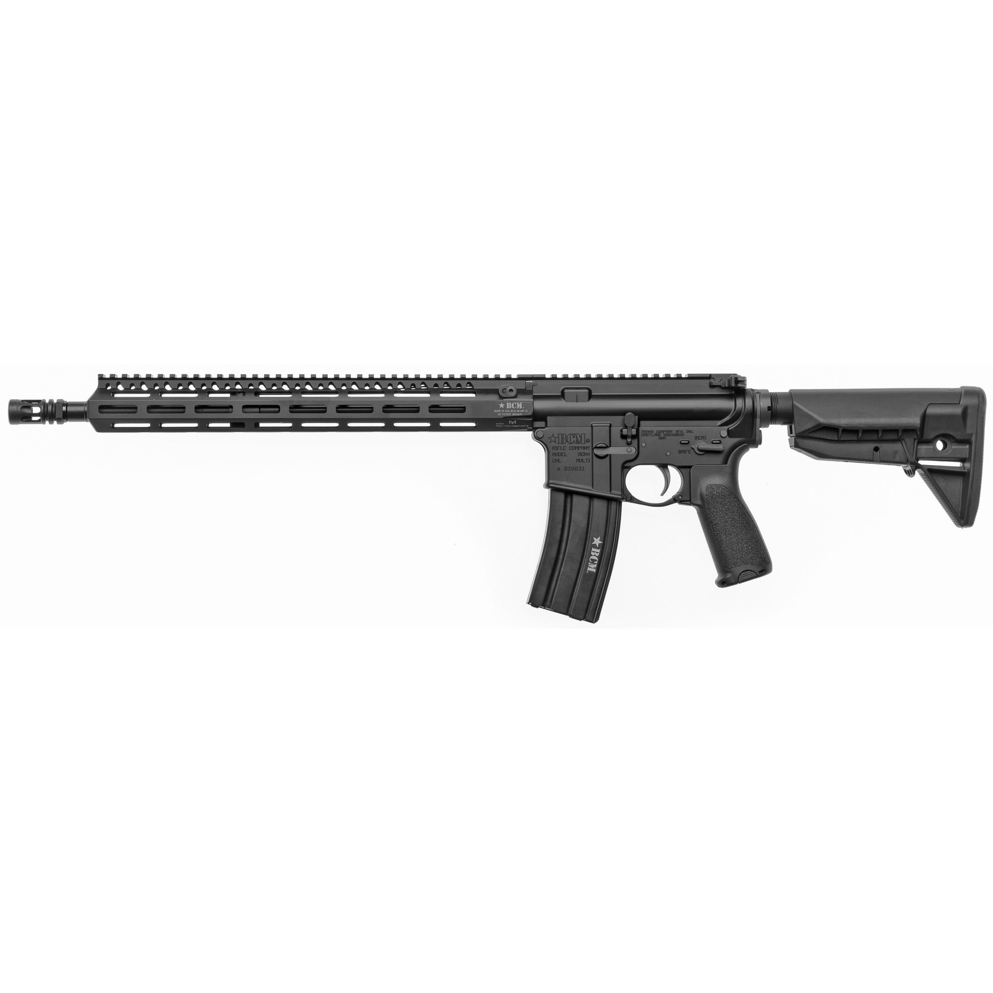 Bravo Company (BCM) Recce 16 KMR-A Carbine 16″ 5.56 NATO 30rd Flat Top – Black