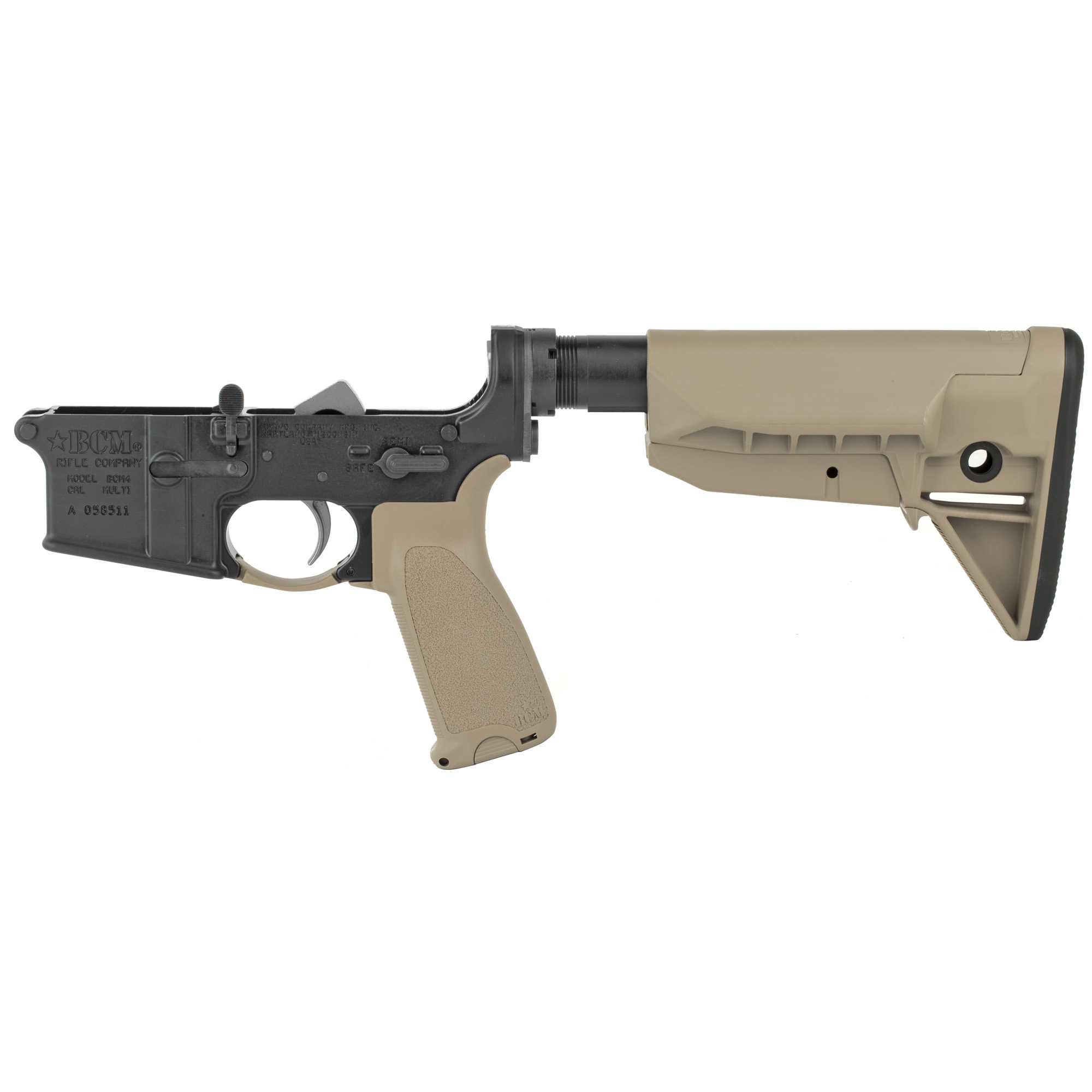 Bravo Company (BCM) BCM Complete Lower Receiver 223 Remington 556NATO – Flat Dark Earth