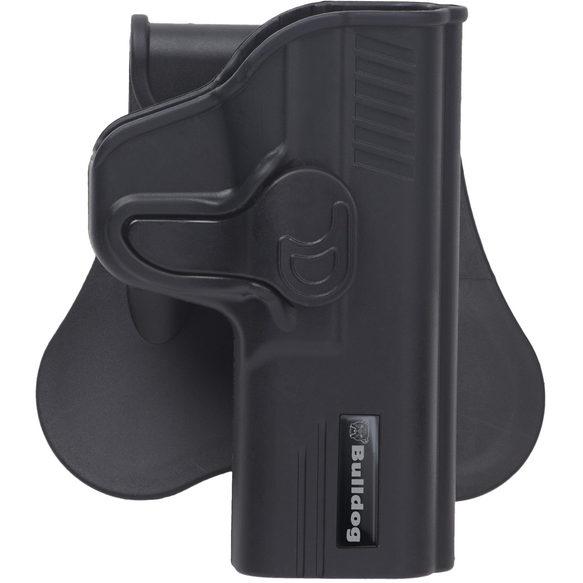 Bulldog Cases 1911 Commander Rapid Release Right Hand Polymer Hip Holster – Black