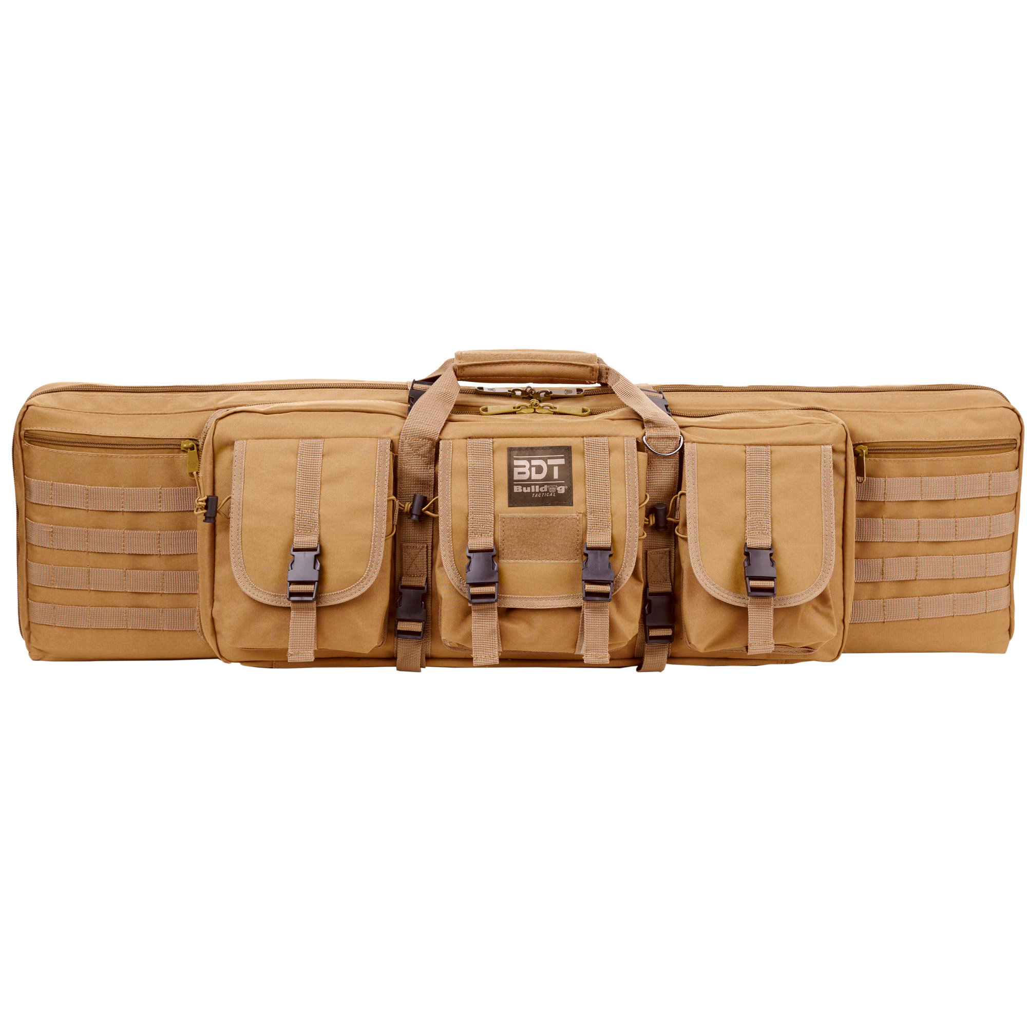 Bulldog Cases Deluxe Double Rifle Nylon Rifle Case 36″ – Tan