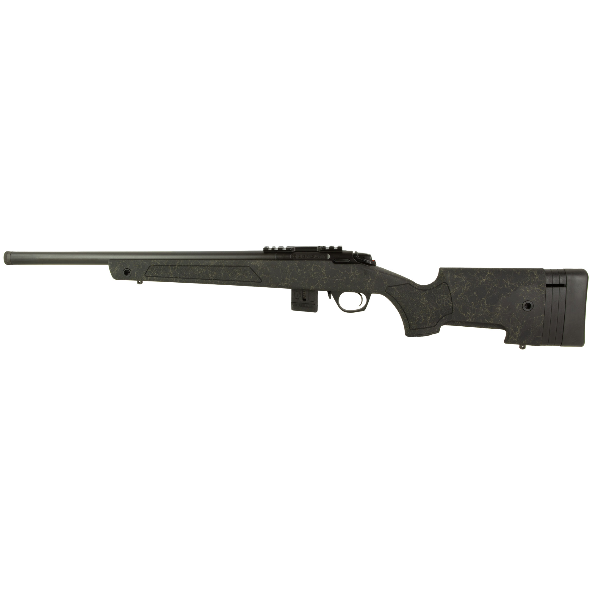 Bergara BMR-X Competition Rifle 18″ 22 LR 10rd – Black, Green