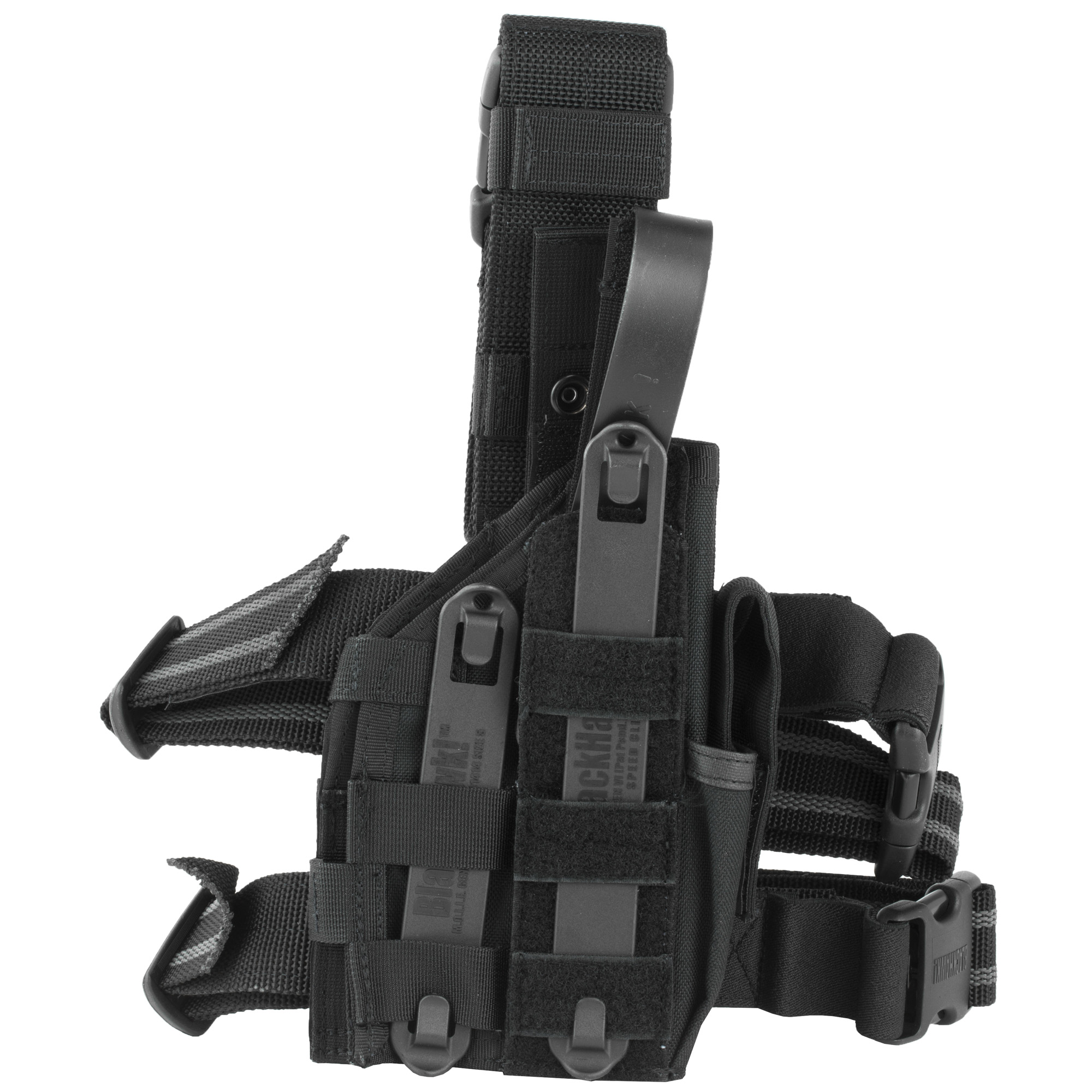 BLACKHAWK Universal with Light or Laser Omega VI Ultra Ambidextrous Nylon Holster – Black