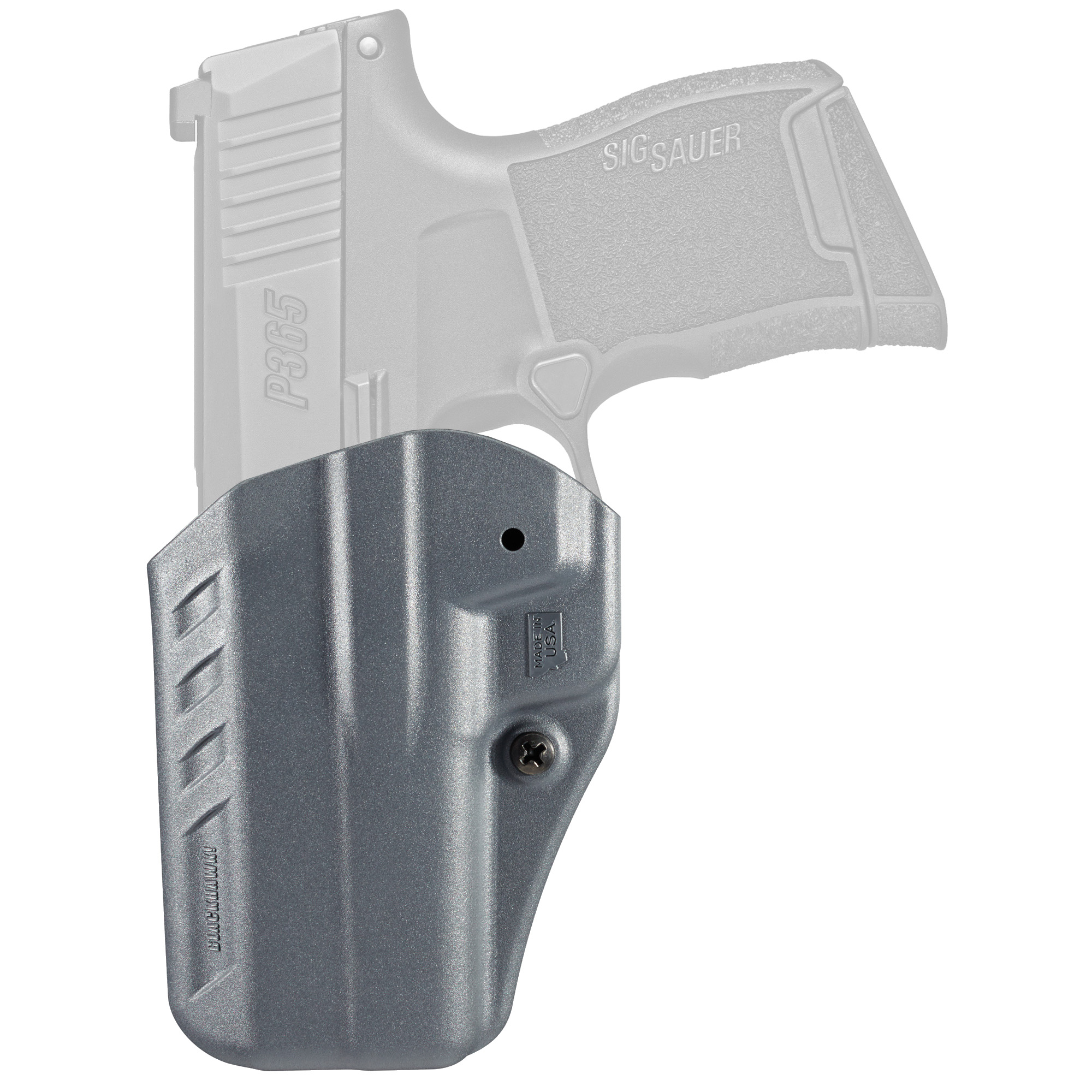 BLACKHAWK Sig P365 A.R.C. – Appendix Reversible Carry Ambidextrous Polymer Inside Waistband Holster – Gray