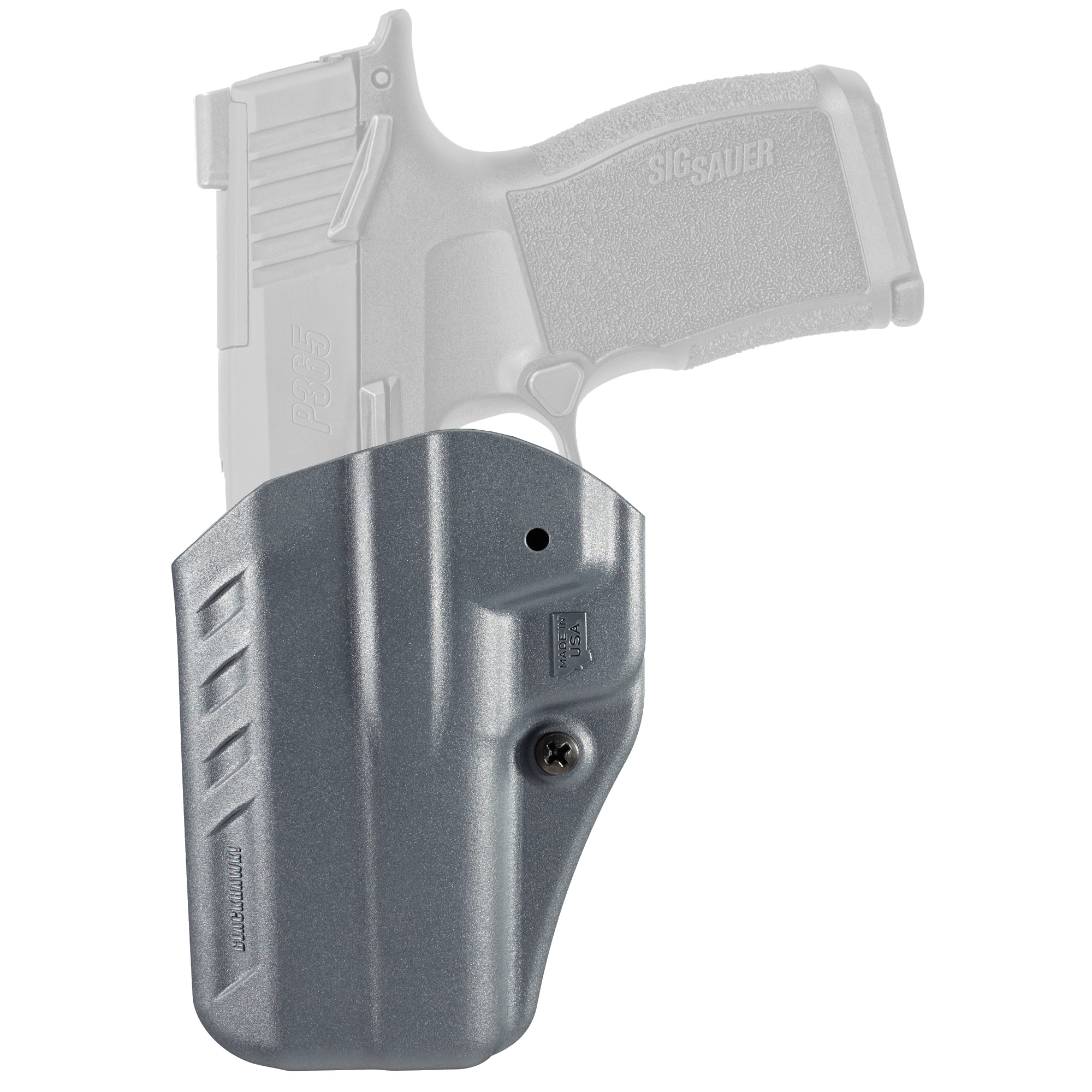 BLACKHAWK Sig P365/P365XL A.R.C. – Appendix Reversible Carry Ambidextrous Polymer Inside Waistband Holster – Gray