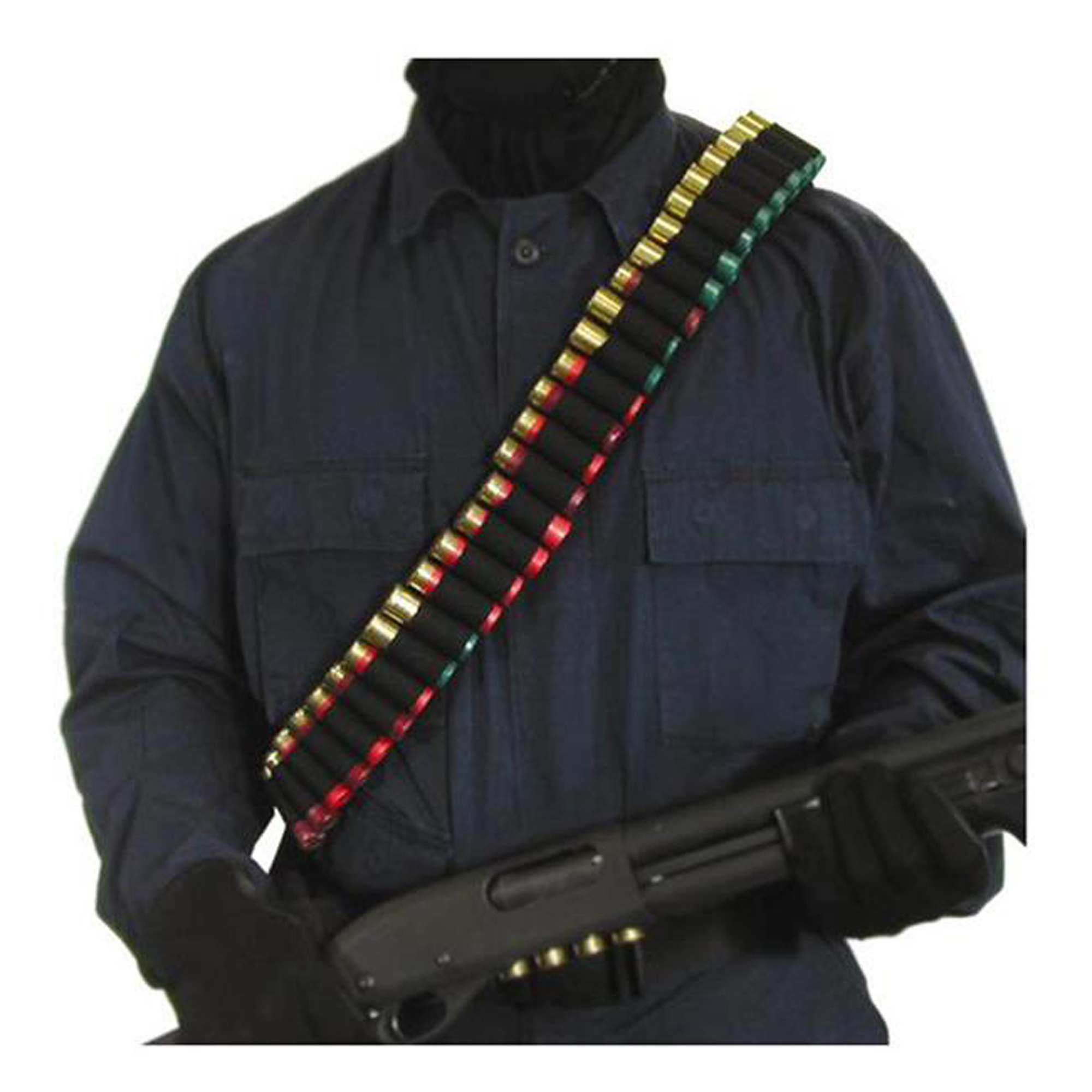 BLACKHAWK Shotgun Nylon Bandolier – Black