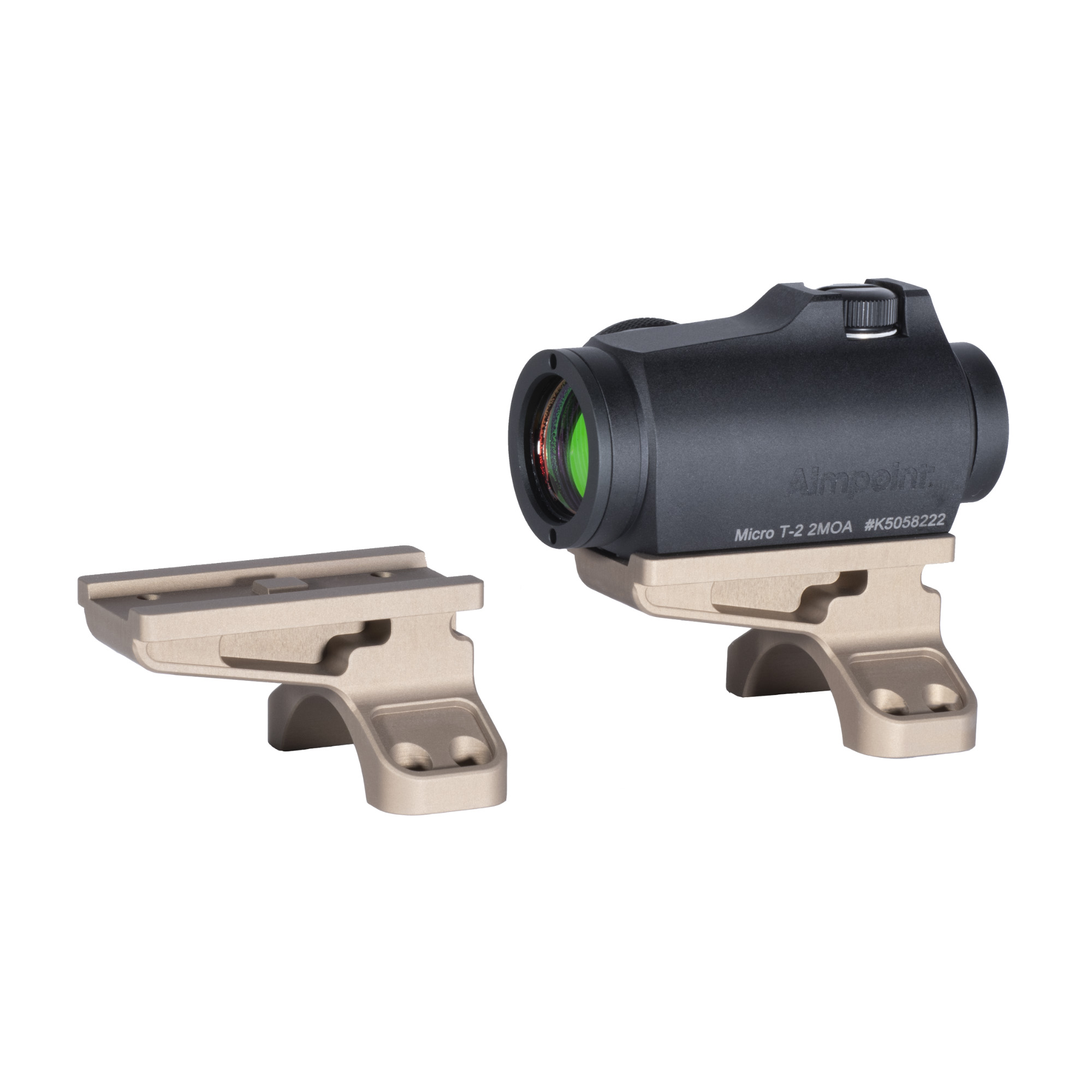 Badger Ordnance Aimpoint T-2 Condition One Micro Sight Mount 30mm – Tan