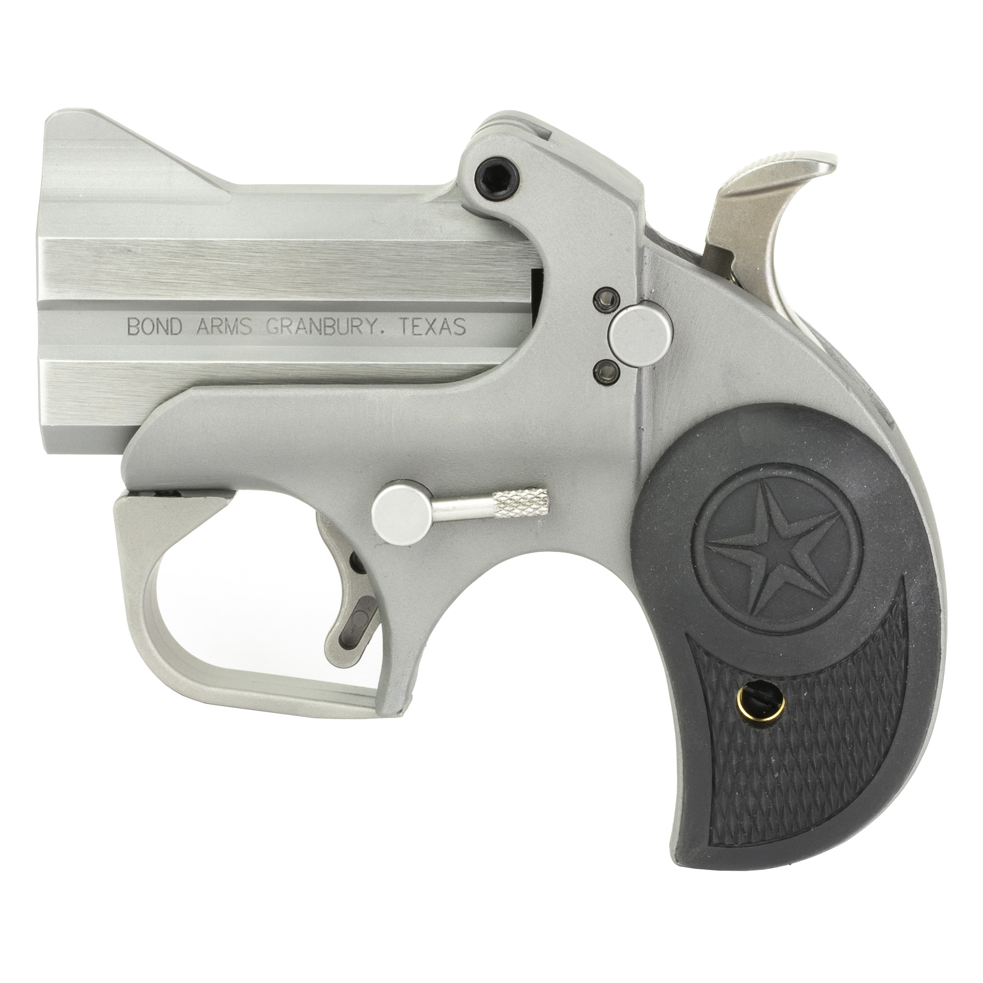 Bond Arms Roughneck Derringer 2.5″ 9mm 2rd Fixed Sights – Silver