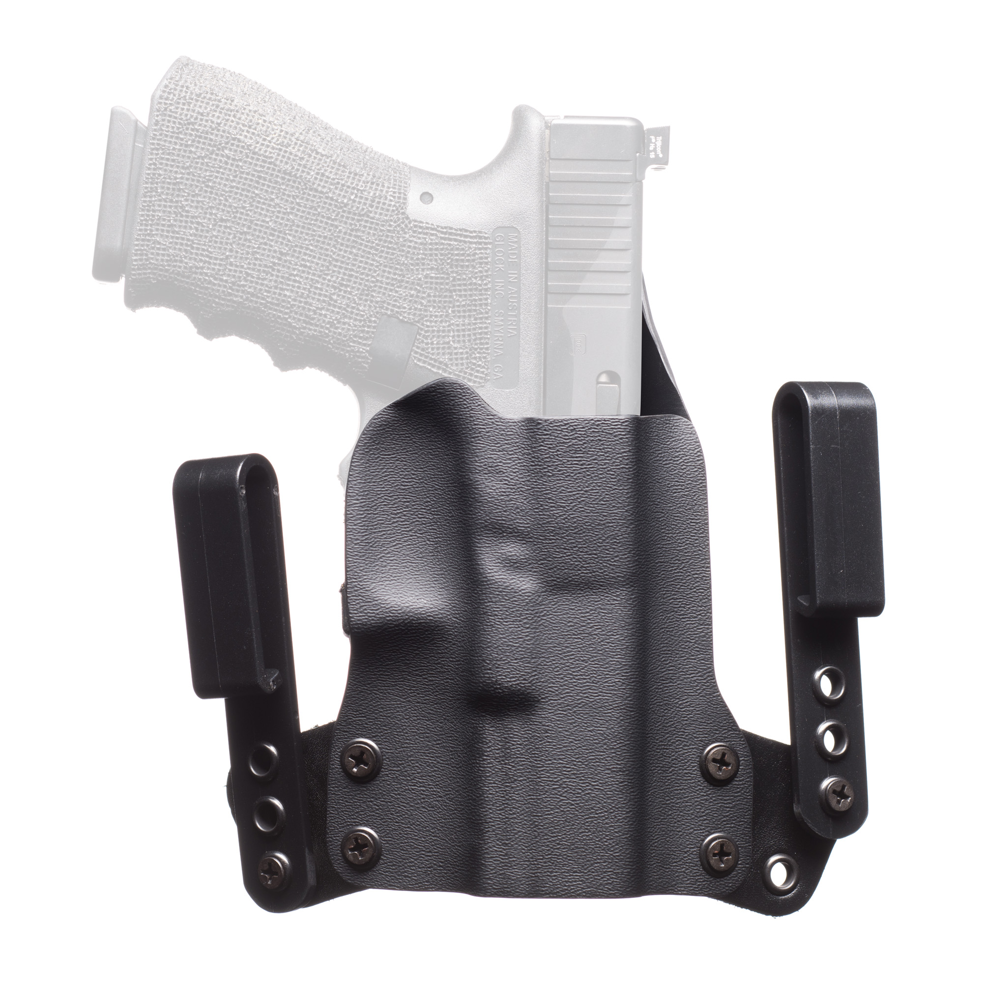 BlackPoint Tactical Glock 19/23/32 Mini Wing IWB Right Hand Kydex Inside Waistband Holster – Black