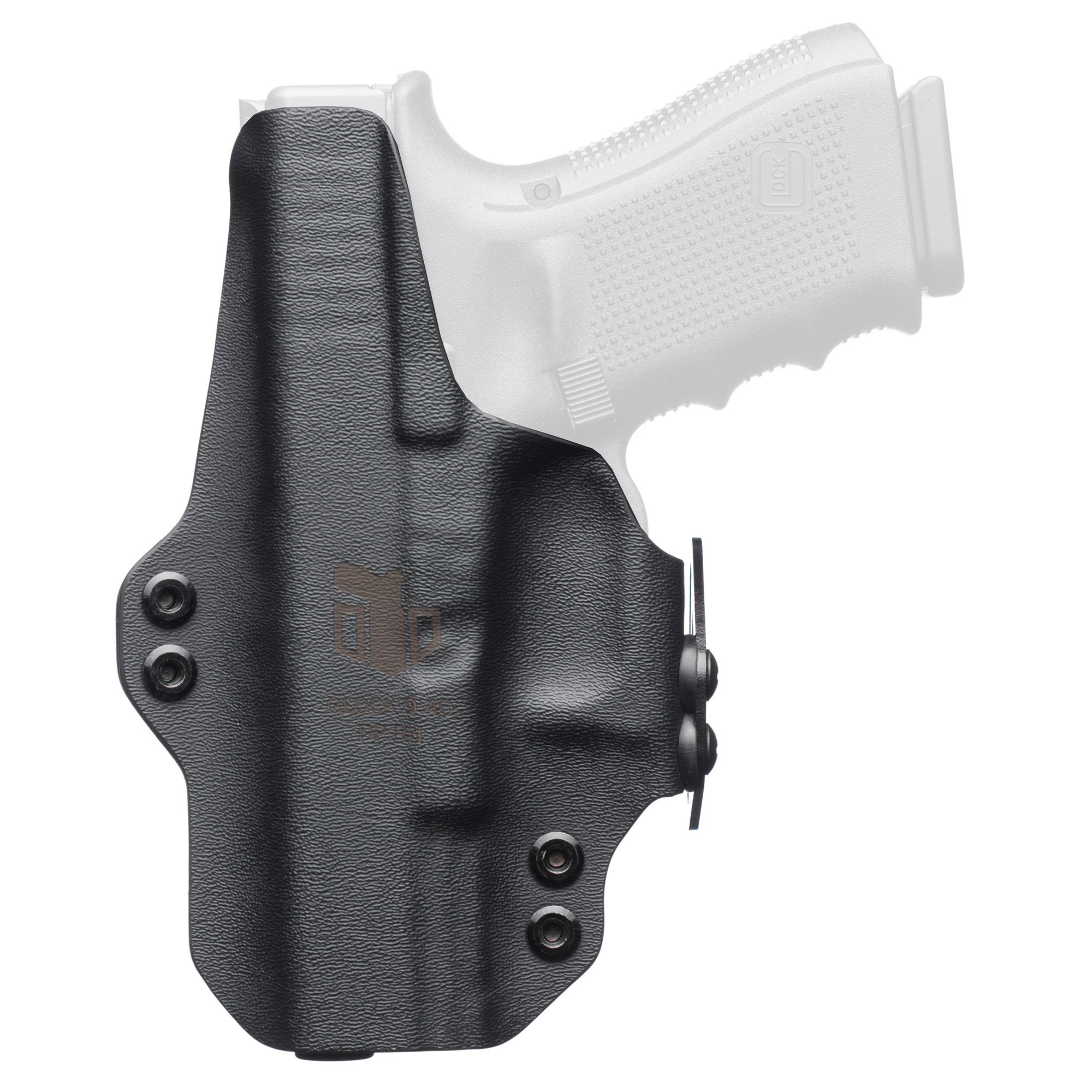 BlackPoint Tactical Sig P365 Dual Point Right Hand Leather, Kydex Inside Waistband Holster – Black