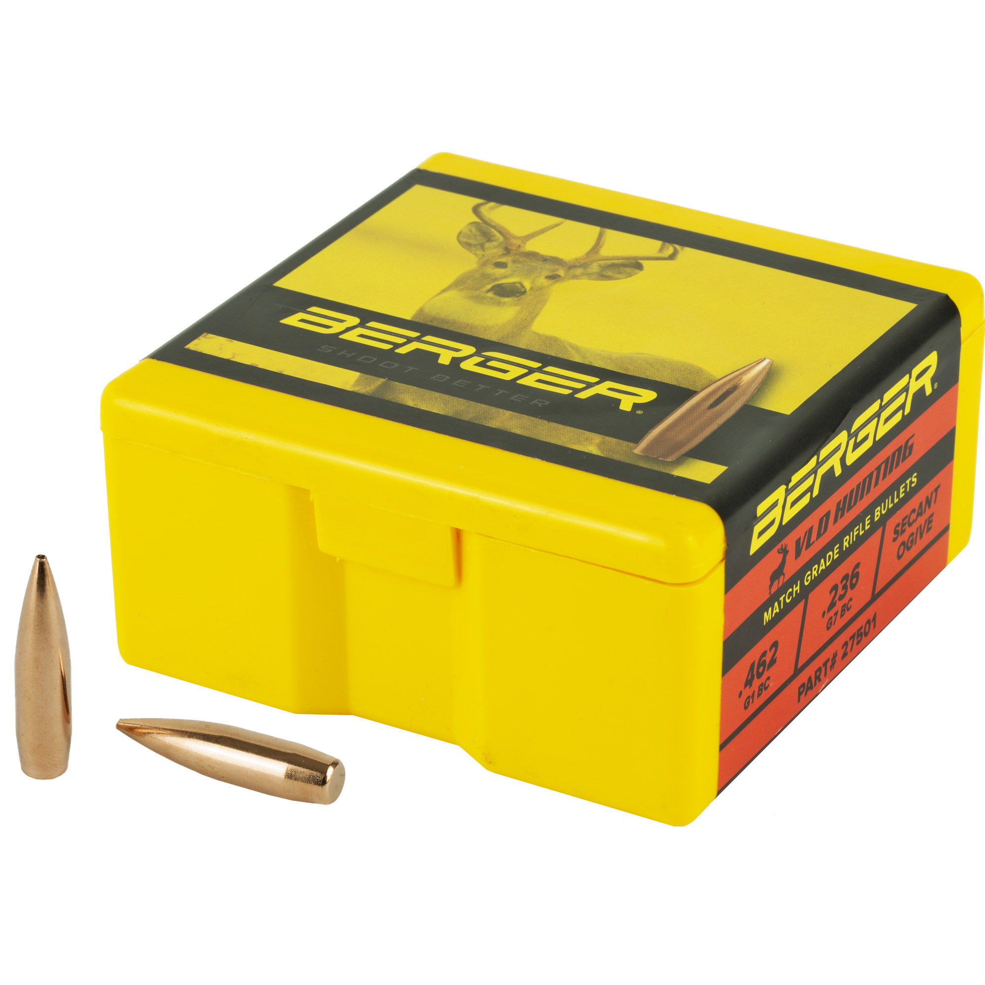 Berger Bullets 270 Caliber .277 130gr Lead and Copper VLD Hunting – 100