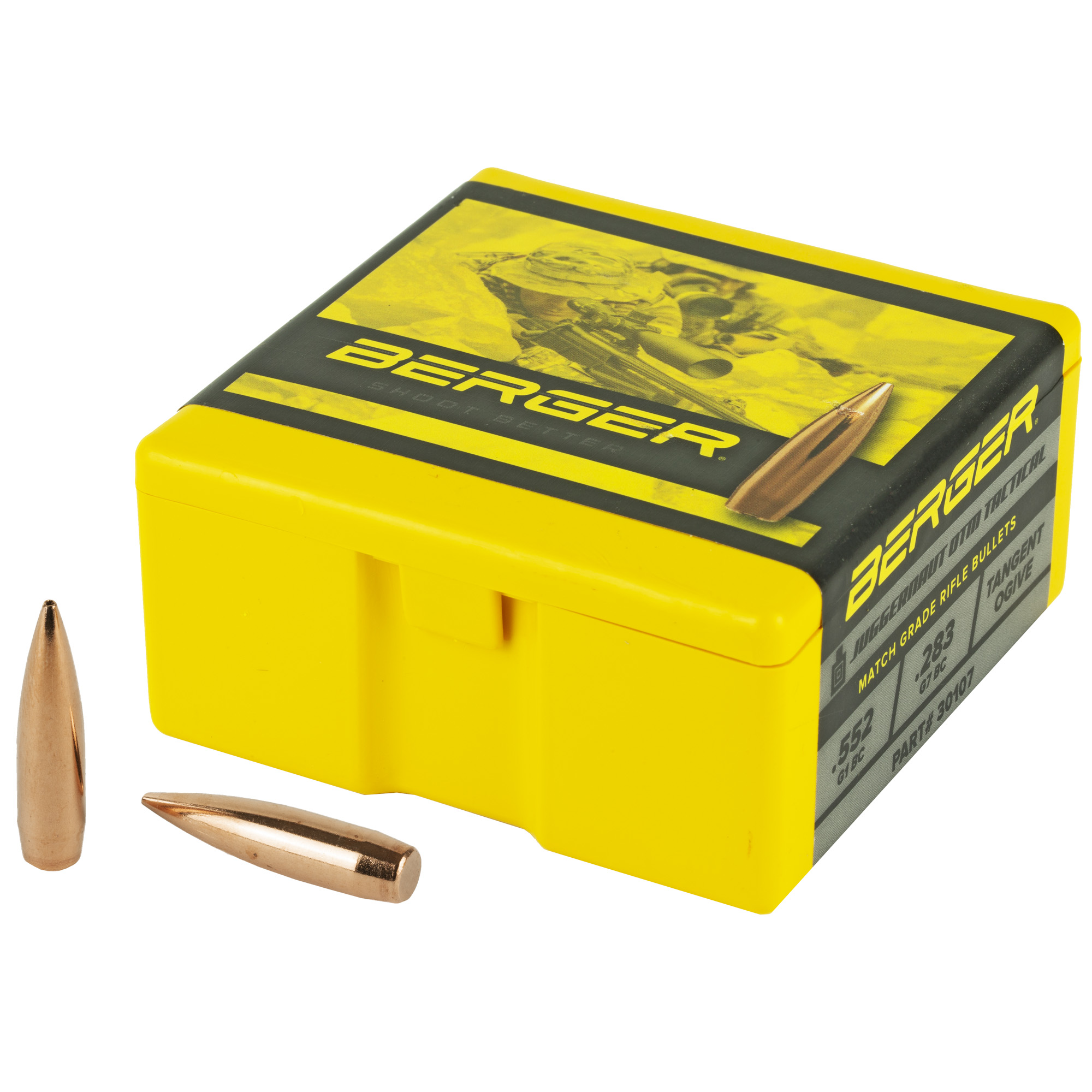 Berger Bullets 30 Caliber .308 185gr Lead and Copper OTM Tactical – 100